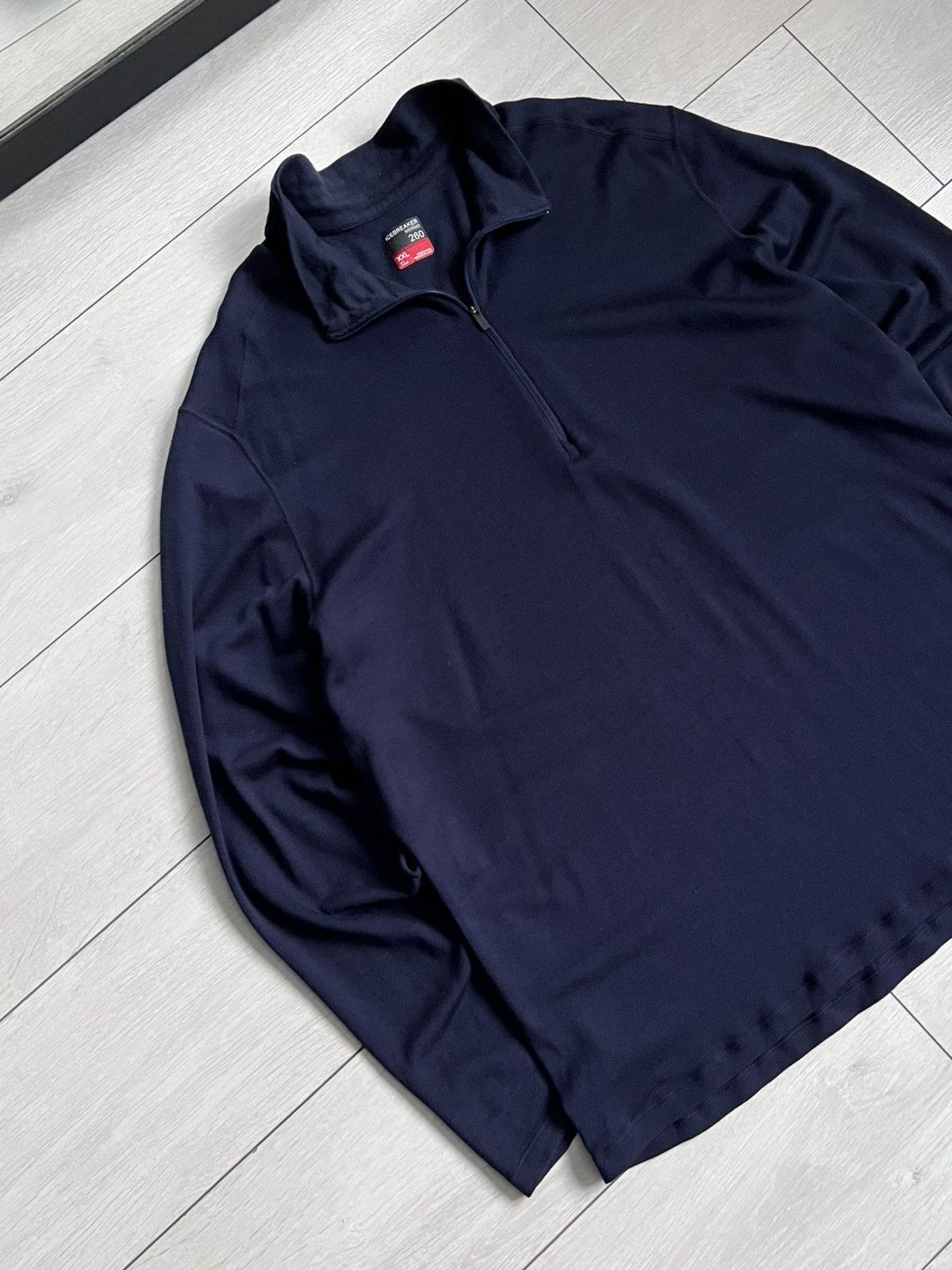 Icebreaker Icebreaker 100% Merino Wool 1/3 Zip Sweater Size US XXL / EU 58 / 5 - 2 Thumbnail