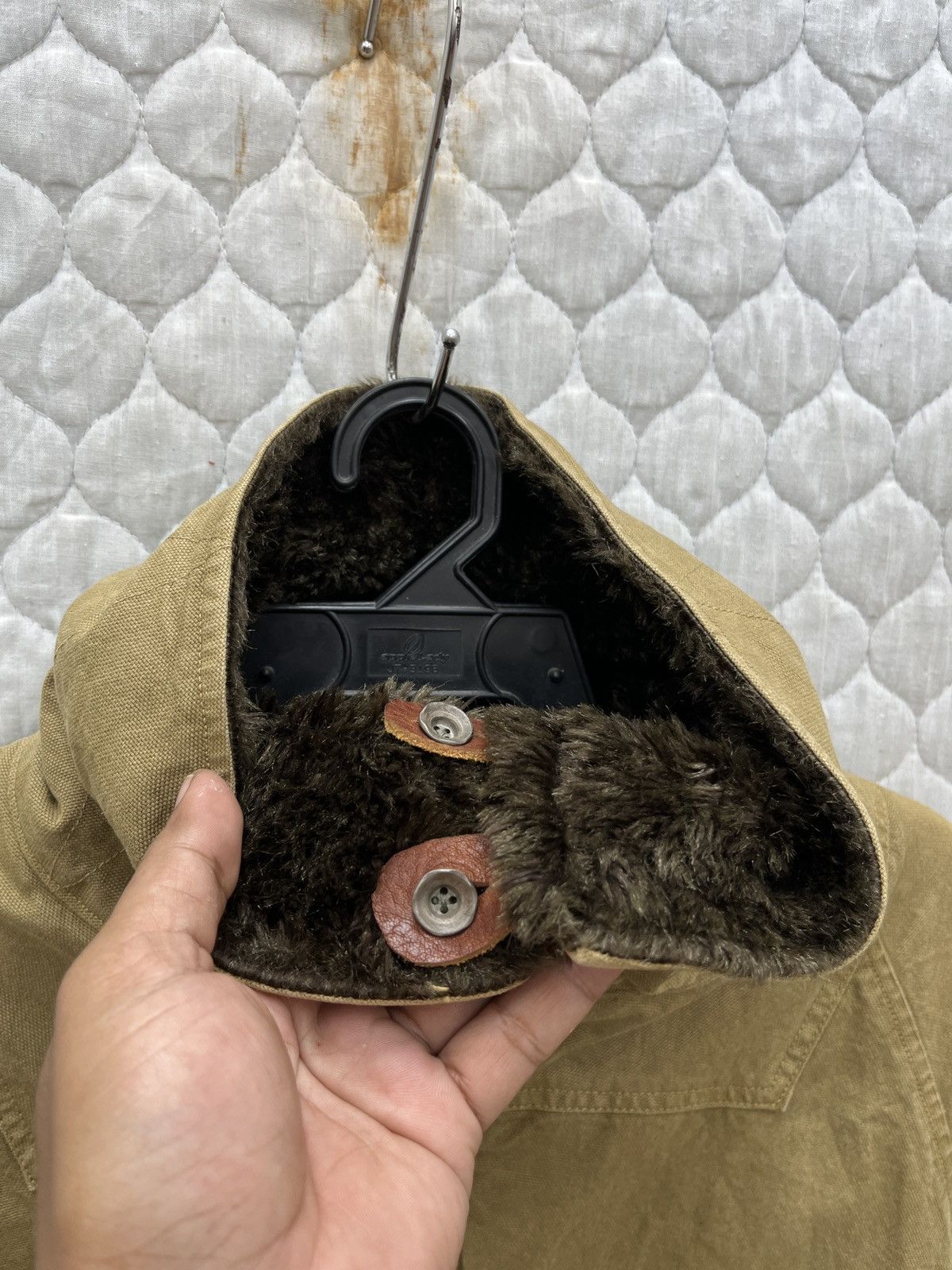 Kapital Kountry 🔥🔥🔥ARCHIVE VINTAGE KAPITAL MILITARY CROPPED FUR LINED PARKA Size US XS / EU 42 / 0 - 10 Thumbnail