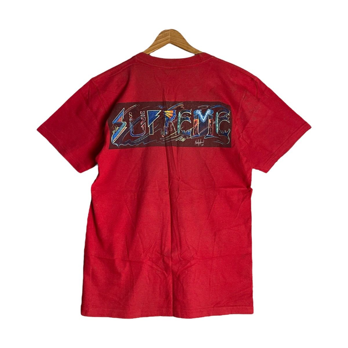 Supreme Supreme Nicholson Red Tee Size US S / EU 44-46 / 1 - 2 Thumbnail