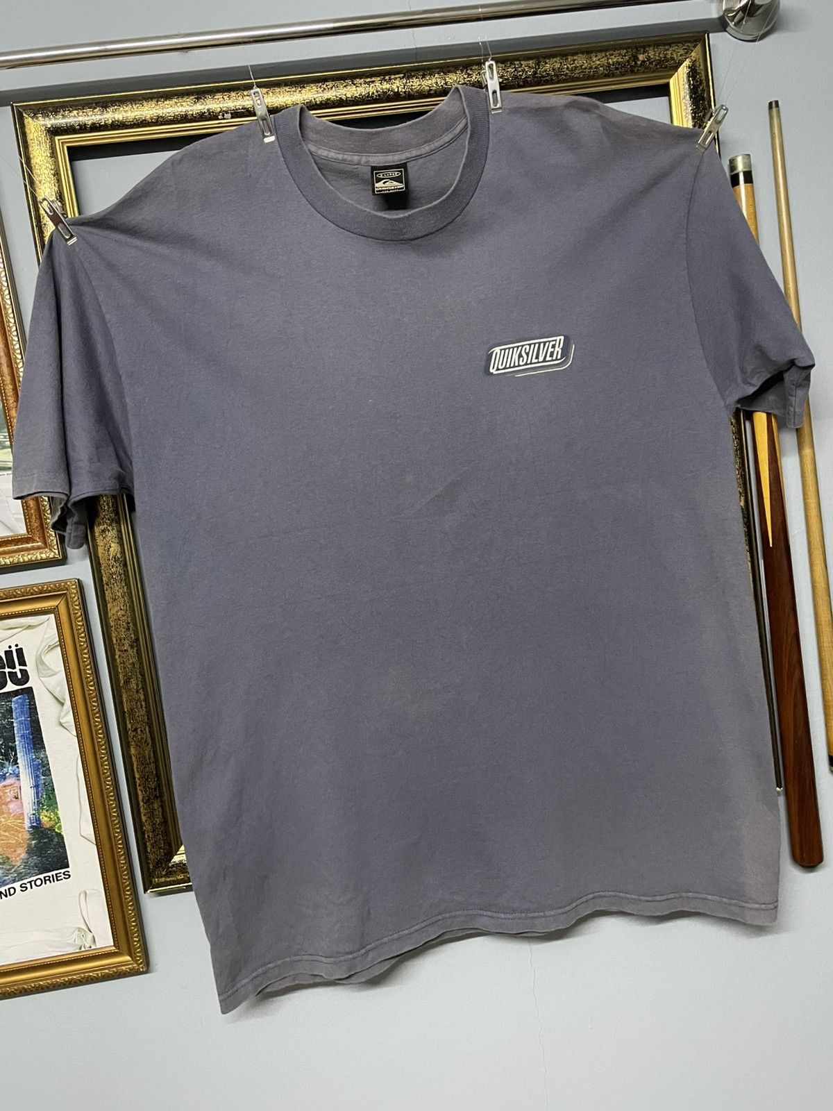 Quiksilver Vintage 1990s Single Stitch Quiksilver Surfing Nostalgia Tee Size US XL / EU 56 / 4 - 5 Thumbnail