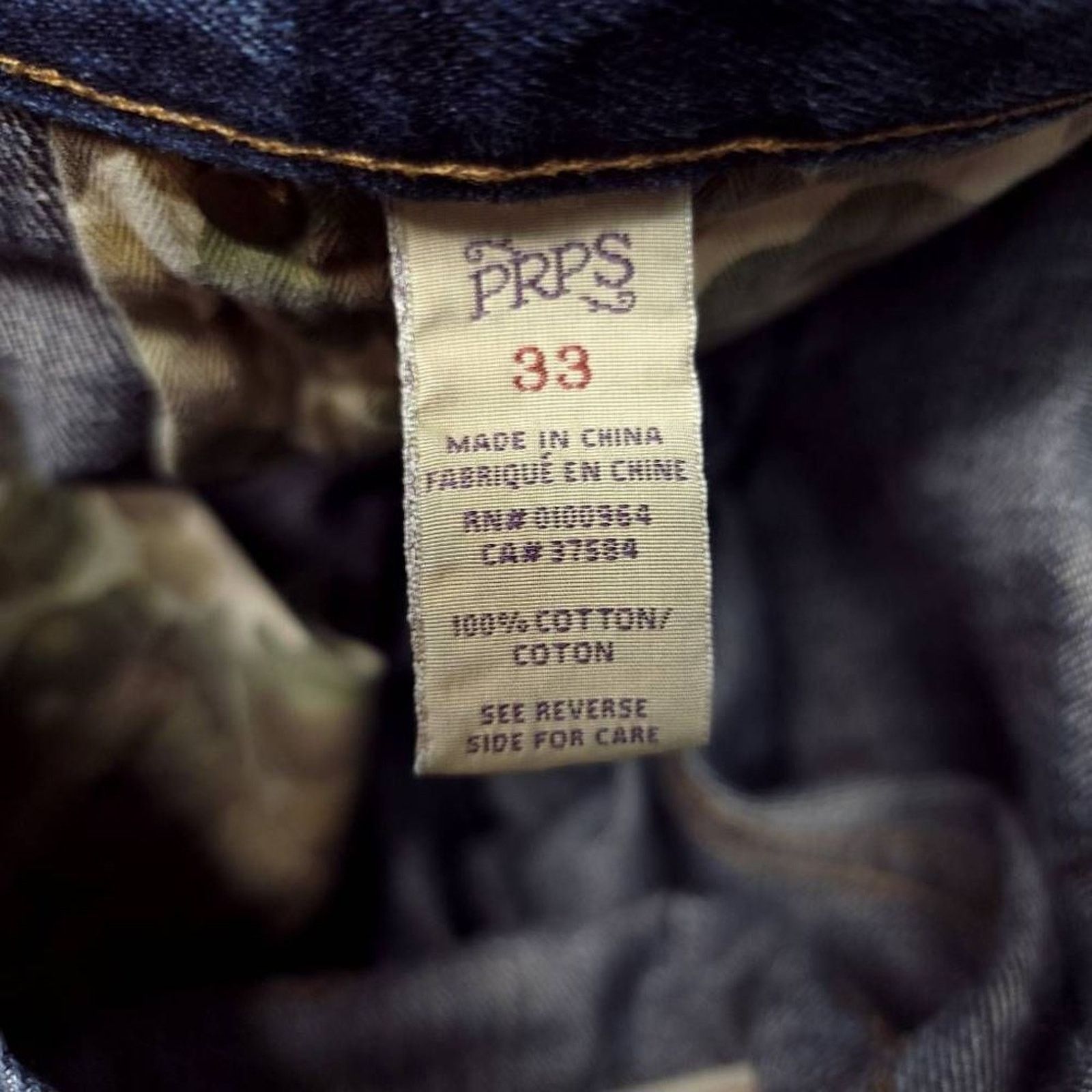 Prps PRPS Skinny Jeans Mens 30x34 Japanese Donwan Harrell Size US 32 / EU 48 - 4 Thumbnail