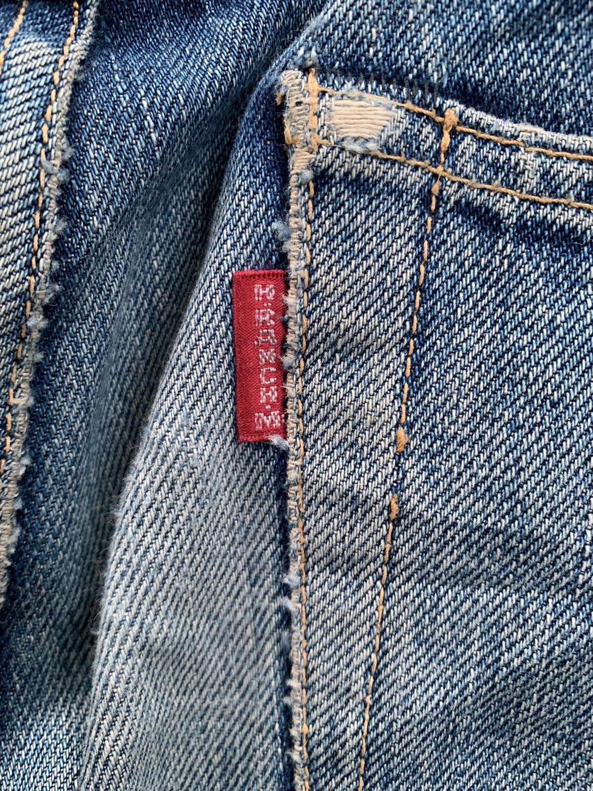 Kapital Kountry Hollywood Ranch Market HR405 Selvedge Patchwork Grunge Jeans Size US 31 - 19 Thumbnail