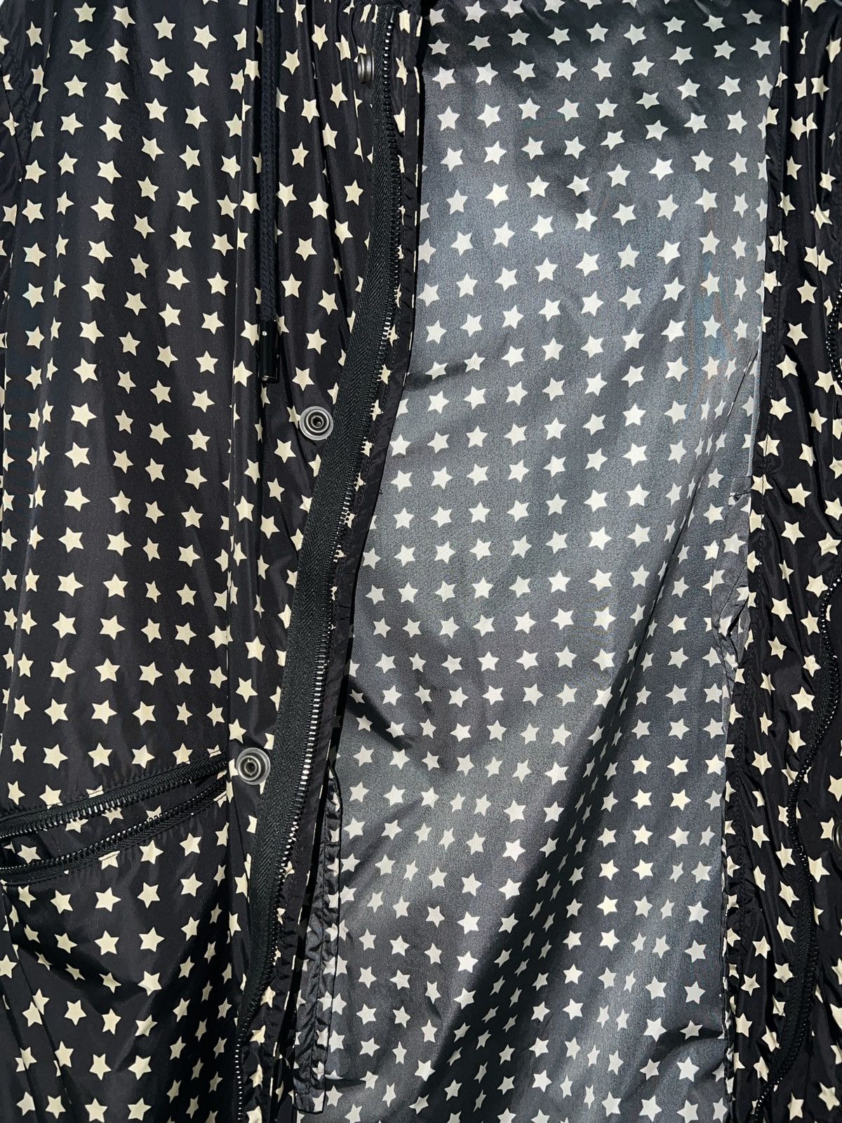 Saint Laurent Paris Star print windbreaker Size US S / EU 44-46 / 1 - 5 Thumbnail