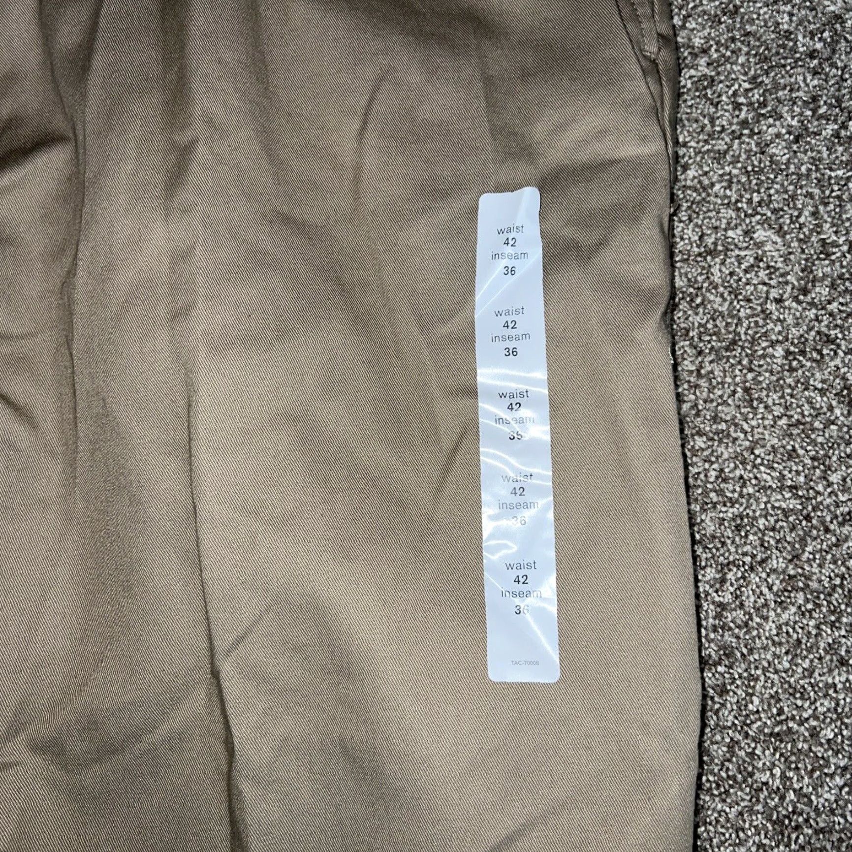 Vintage 5.11 Tactical Beige Chino Pants Mens Size 42x36 NWT Size US 42 / EU 58 - 2 Thumbnail