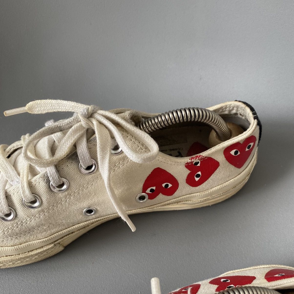 Comme des Garcons PLAY Vintage Play Comme Des Garçons Monogrammed y2k shoes Size US 7 / EU 40 - 5 Thumbnail
