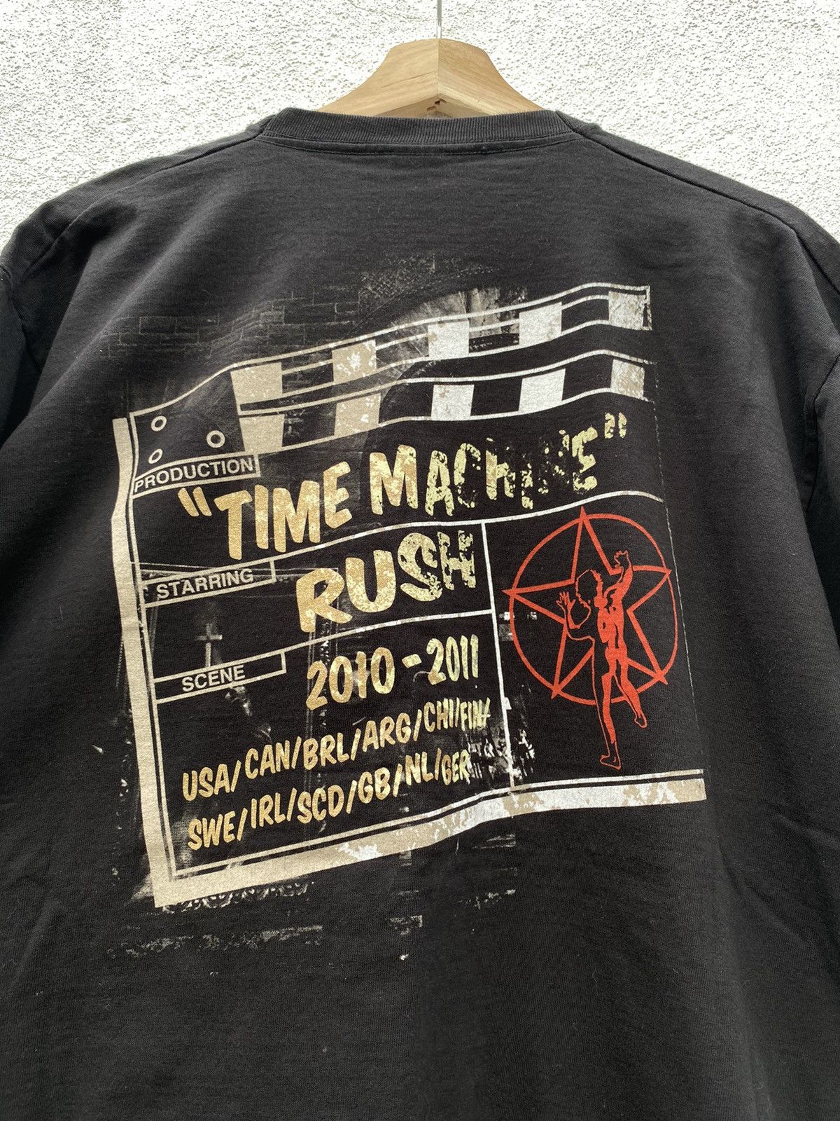 Band Tees × Vintage Vintage Y2K Rush Band Overprint Size US XL / EU 56 / 4 - 4 Thumbnail