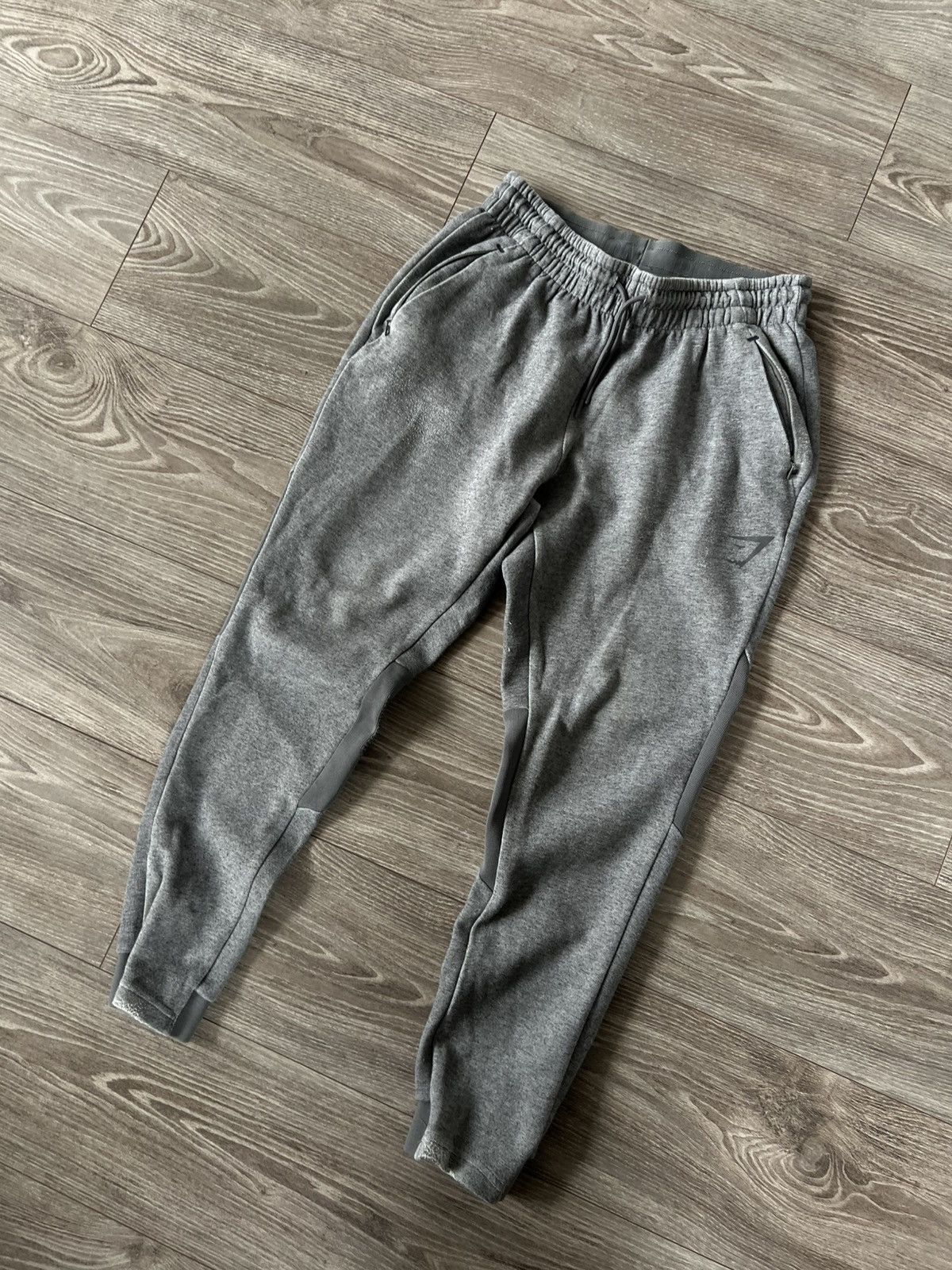 Gymshark Gymshark Onyx Pro Cotton David Laid Gray Joggers Size US 31 - 3 Thumbnail