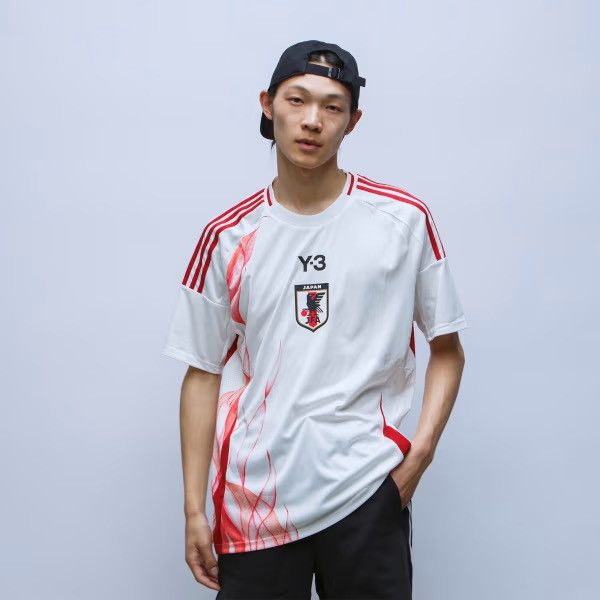 Yohji Yamamoto Adidas x Y-3 Japan Football Jersey 🇯🇵 Size US M / EU 48-50 / 2 - 2 Thumbnail