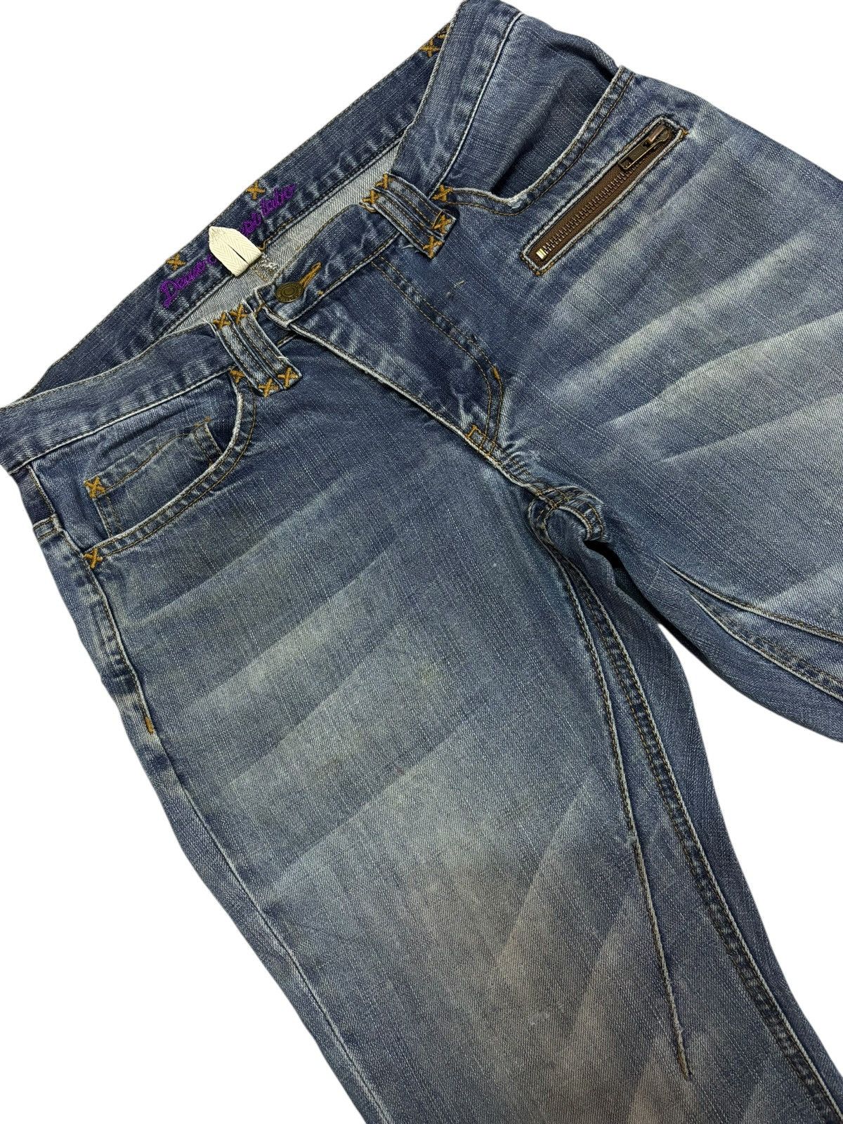 Japanese Brand Vtg Deuse Japan Concept Labo Bootcut Distressed Jeans Size US 30 / EU 46 - 4 Thumbnail