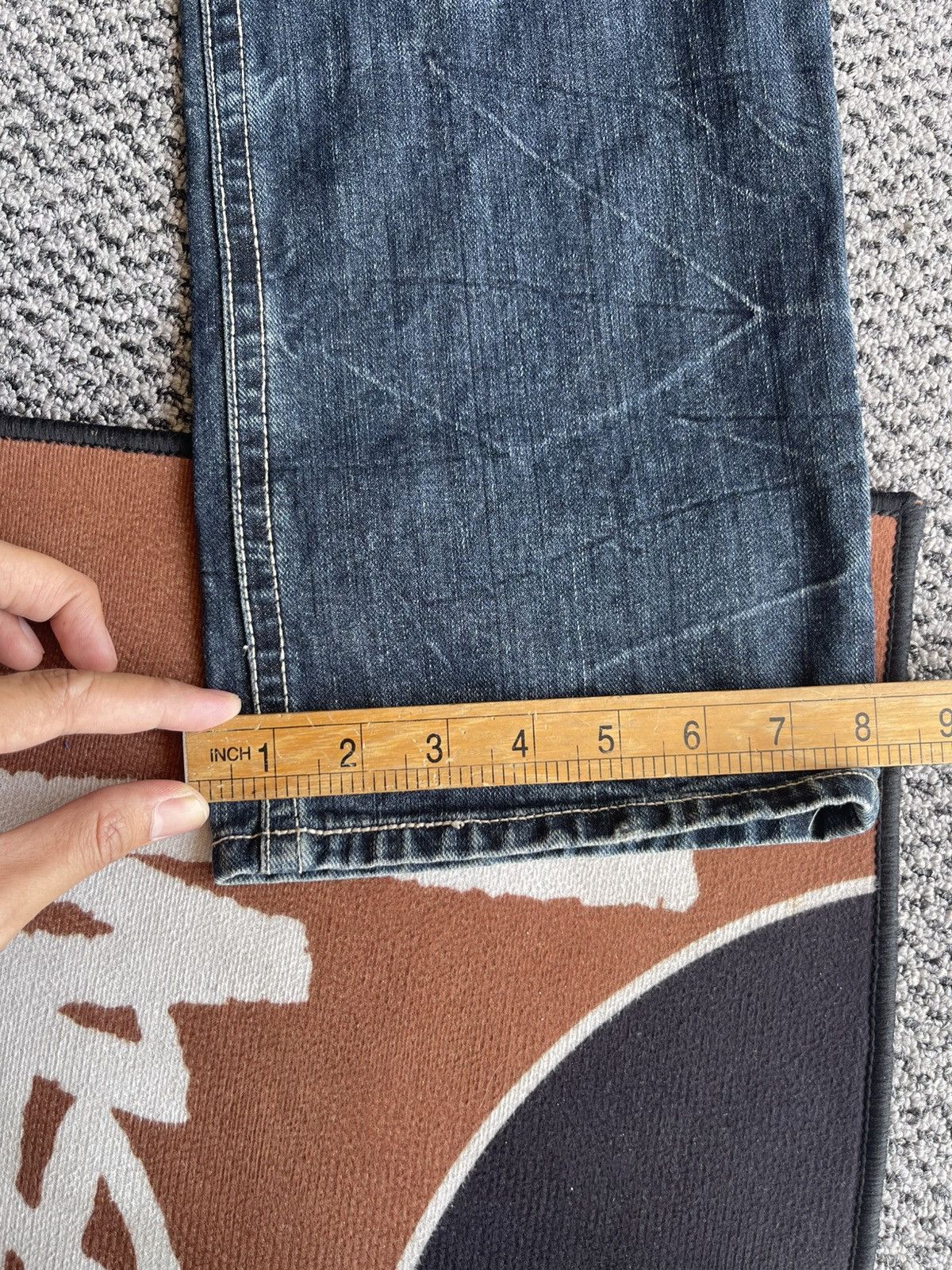 Designer × Japanese Brand Surf Hawaii Y2K Jeans Embroidery Floral Pocket Size US 34 / EU 50 - 20 Thumbnail