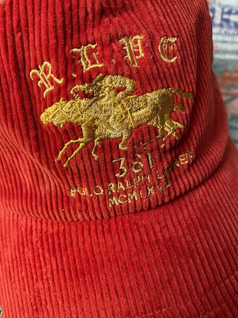 Polo Ralph Lauren Polo Ralph Lauren Rare Leather Baseball Hat cap Size ONE SIZE - 3 Thumbnail
