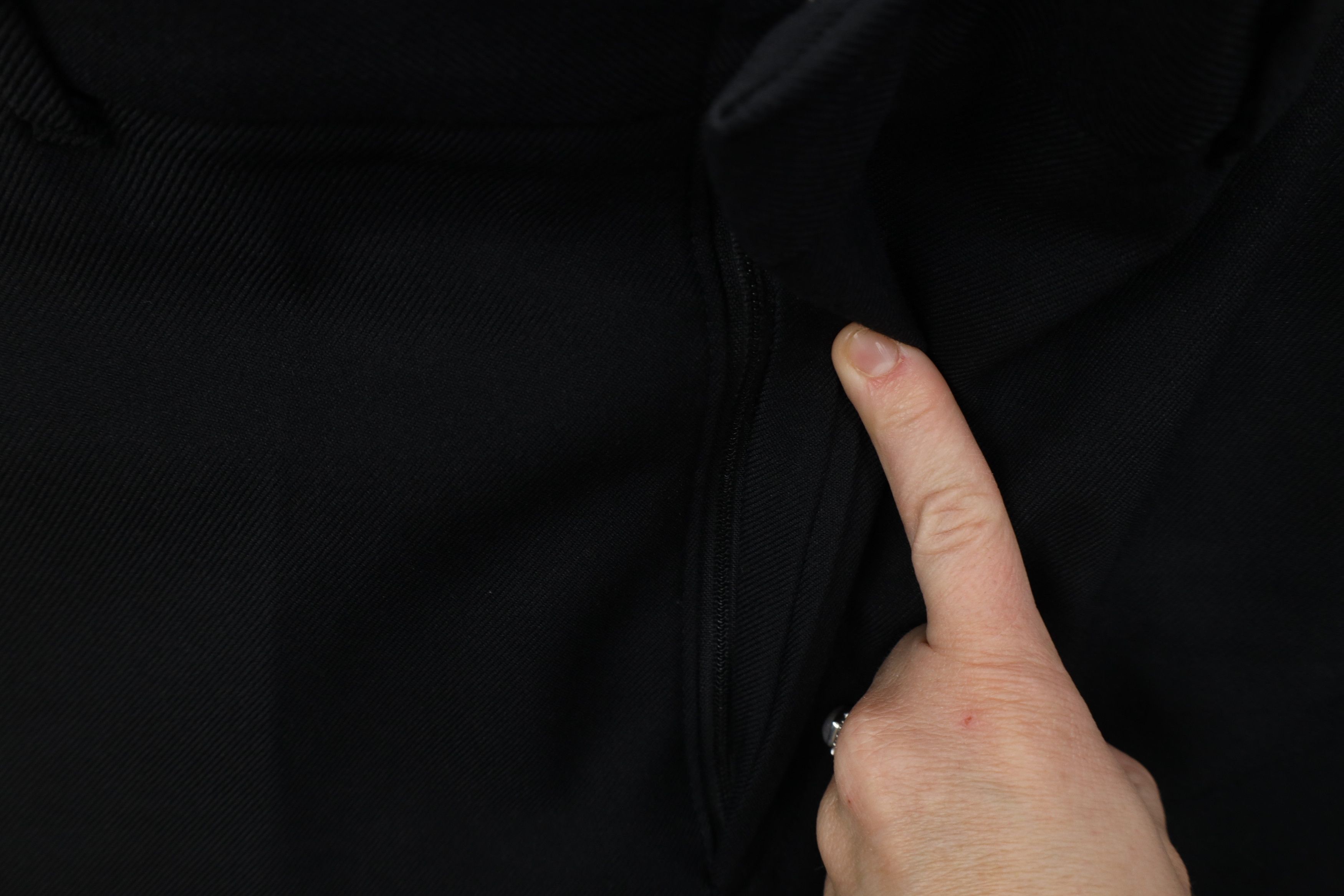 Vintage Vintage 70s Streetwear Flared Wide Leg Chino Pants Black USA Size US 34 / EU 50 - 5 Thumbnail