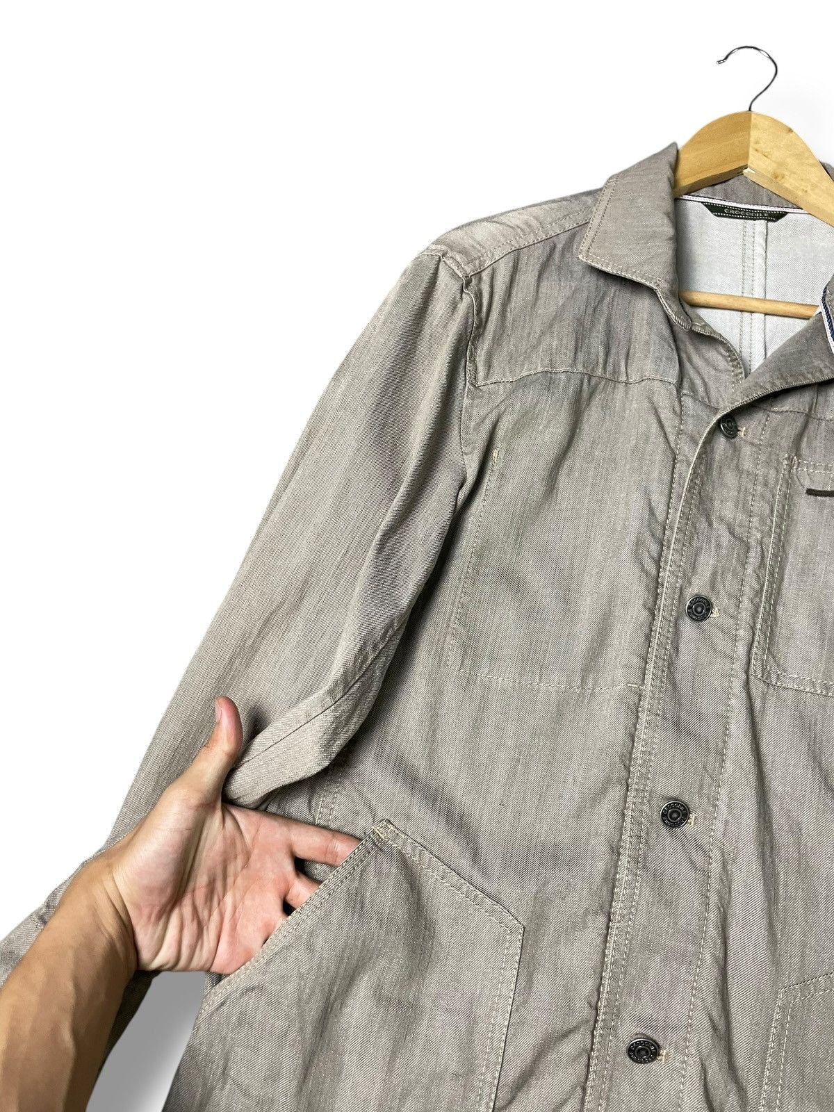 Japanese Brand × Vintage Crocodile Brand Button Jacket (61) Size US L / EU 52-54 / 3 - 6 Thumbnail