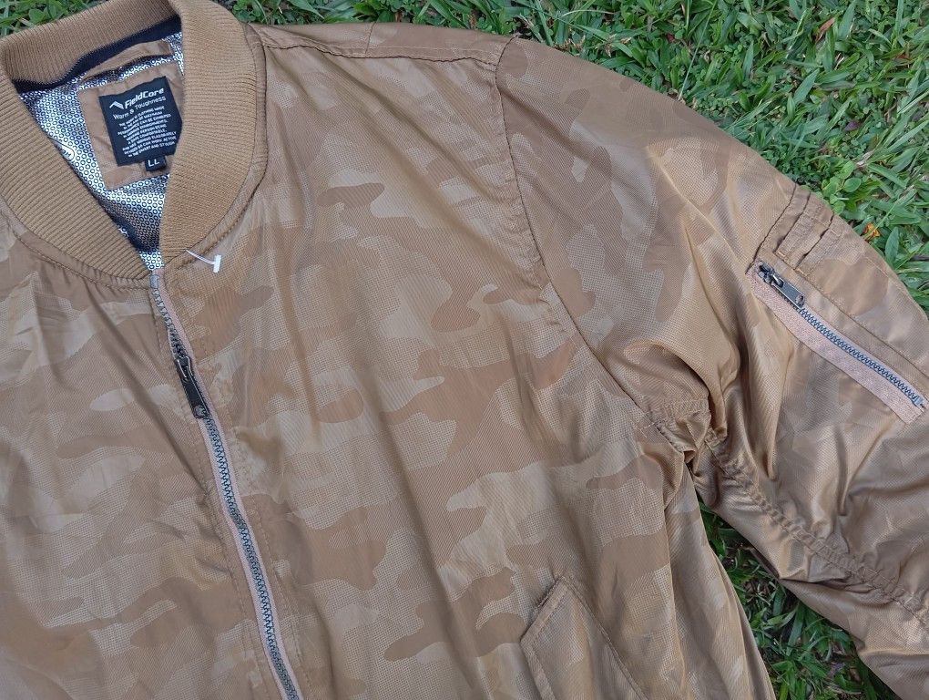 Japanese Brand MA-1 Bomber Jacket 💣 Camo Dessert Brown 🤎 Size US L / EU 52-54 / 3 - 1 Thumbnail