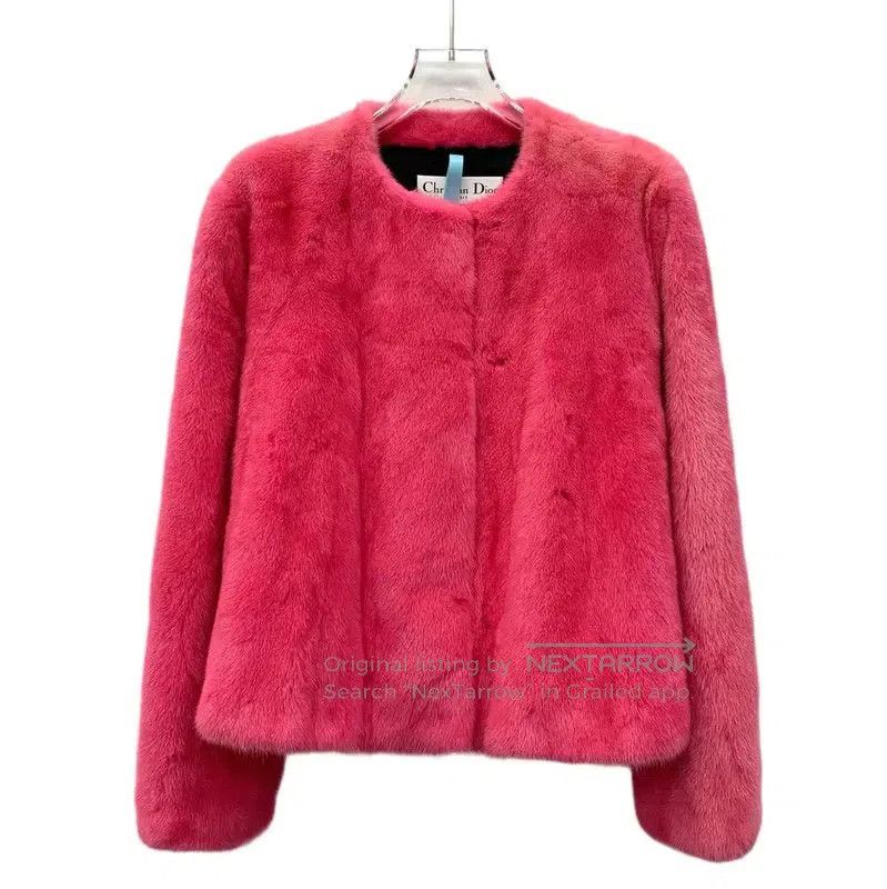 Dior Pink Mink Fur Women's Jacket .