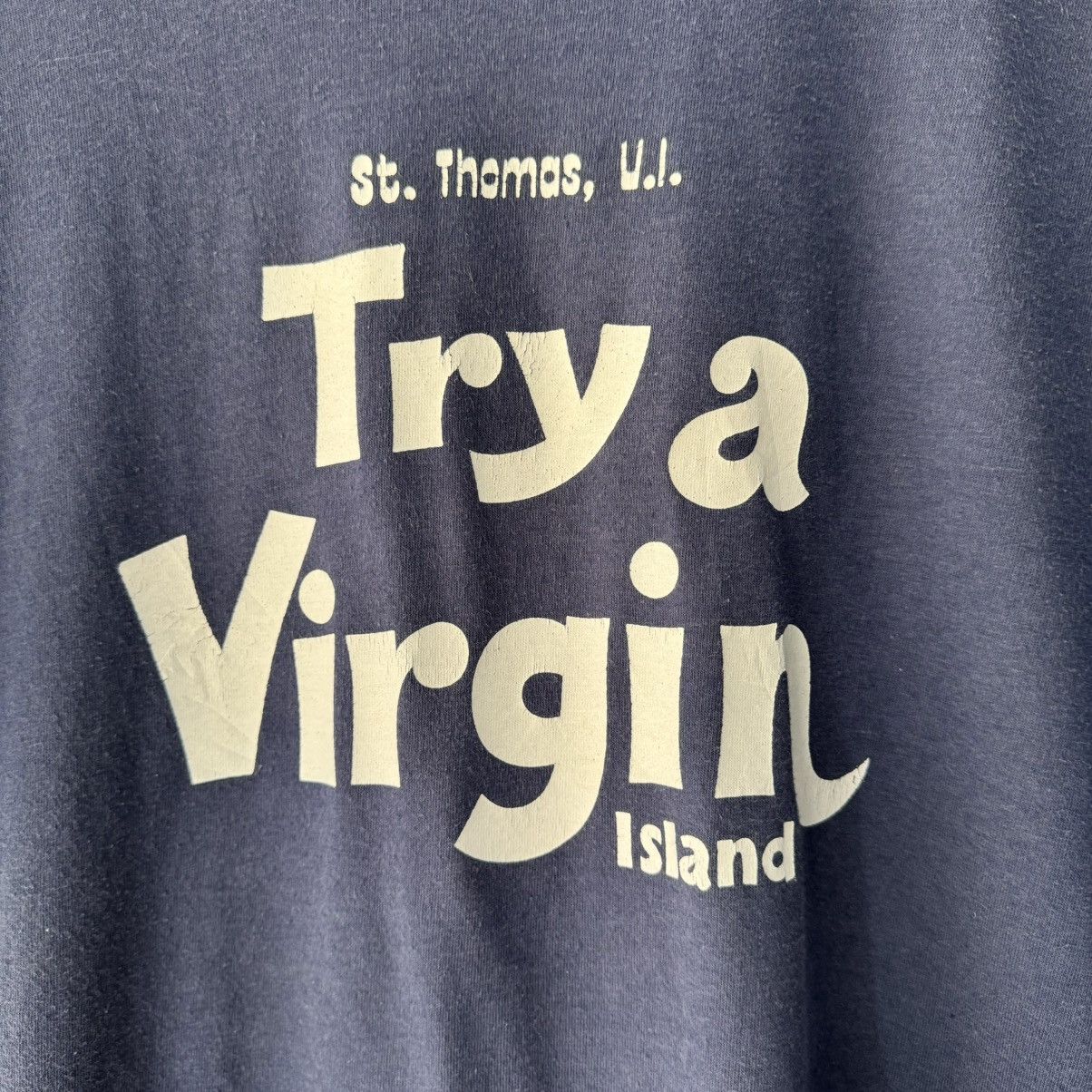 Vintage 80’s Virgin Island Tee Size US XL / EU 56 / 4 - 3 Thumbnail