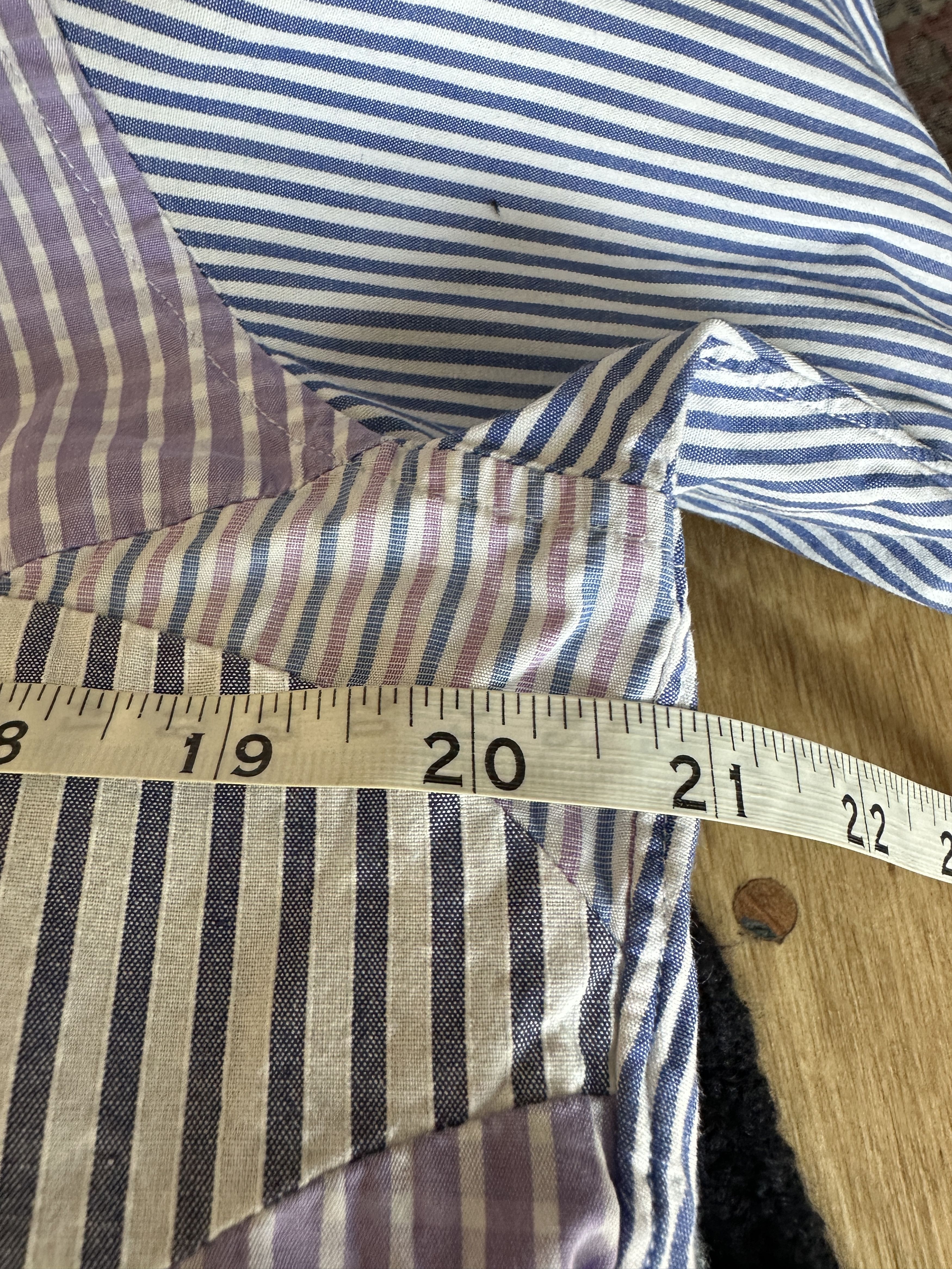 Comme des Garcons Comme des Garcons SHIRT Abstract Paneled Striped Button Up Size US S / EU 44-46 / 1 - 7 Thumbnail