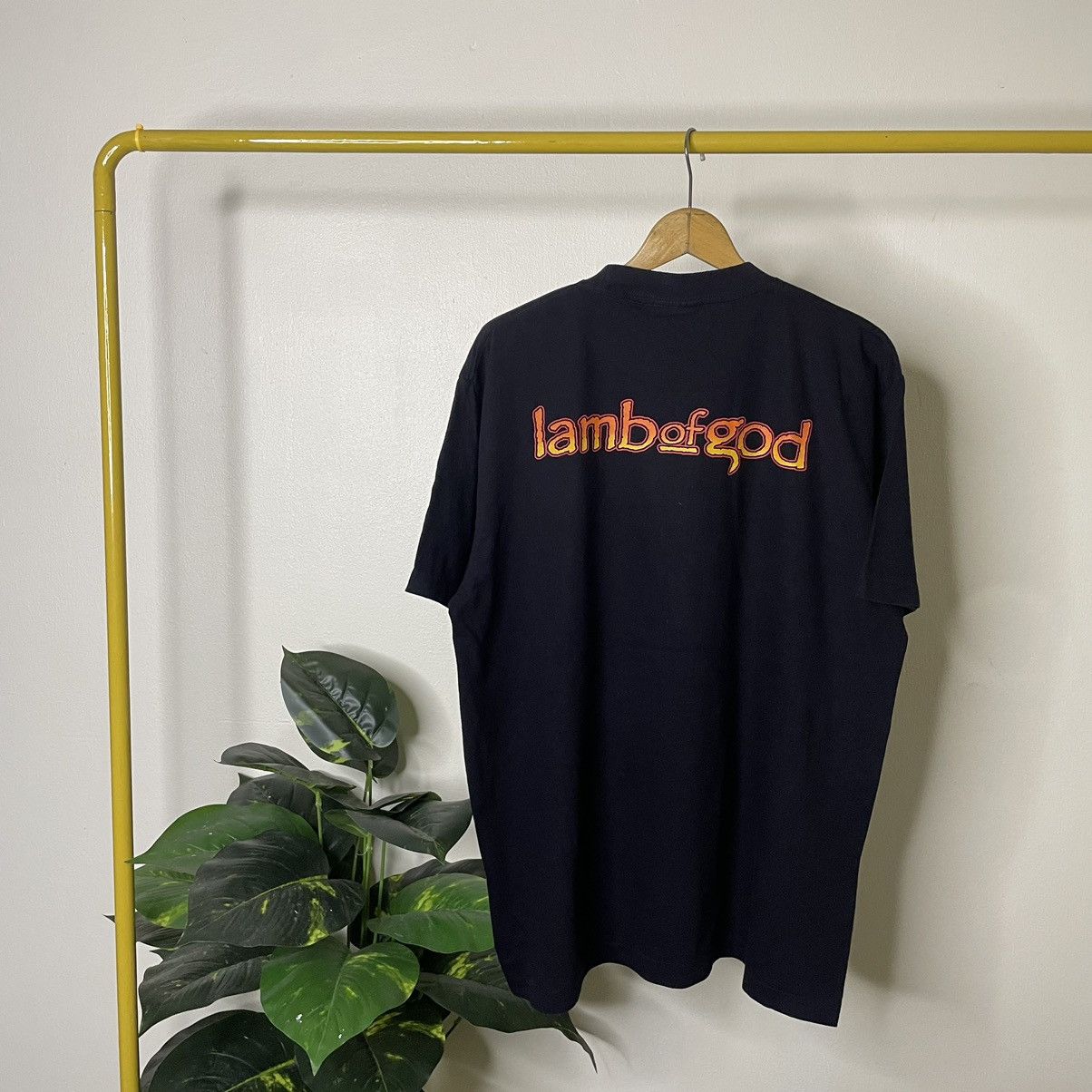 Band Tees × Vintage Vintage 2000s Lamb of God American Heavy Metal Band T Shirt Size US XL / EU 56 / 4 - 5 Thumbnail