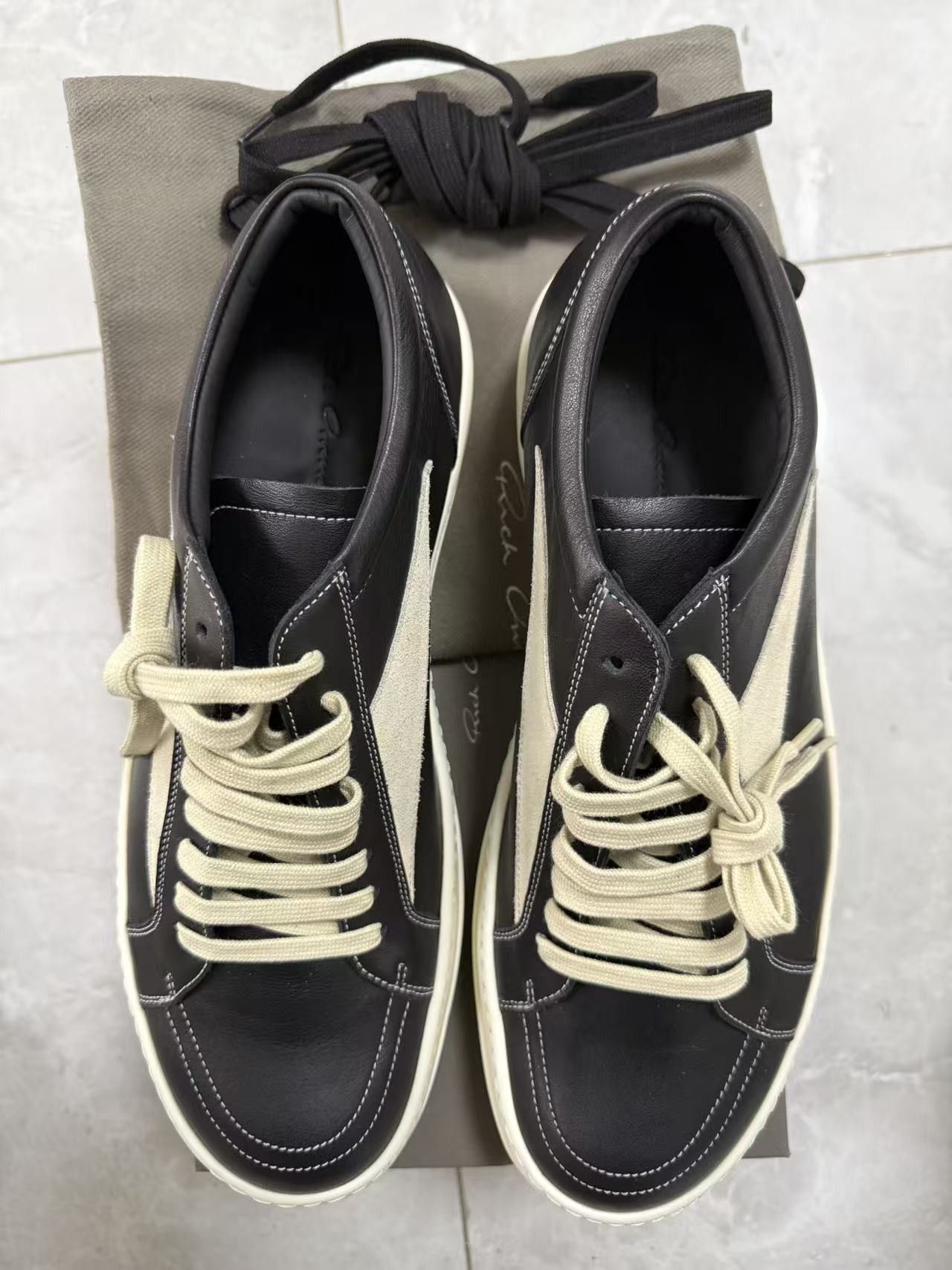Rick Owens Rick Owens Low-Top Sneakers Size US 12 / EU 45 - 5 Thumbnail