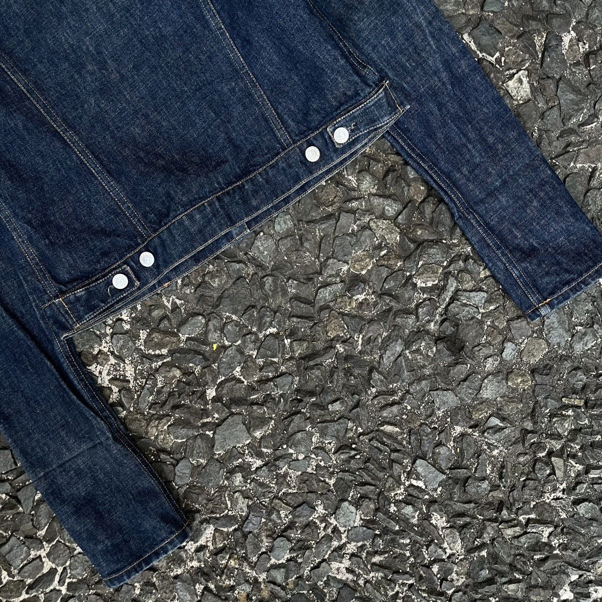Helmut Lang Helmut lang AW1999 Elongated Sleeves Denim Trucker Jacket Size US M / EU 48-50 / 2 - 18 Thumbnail