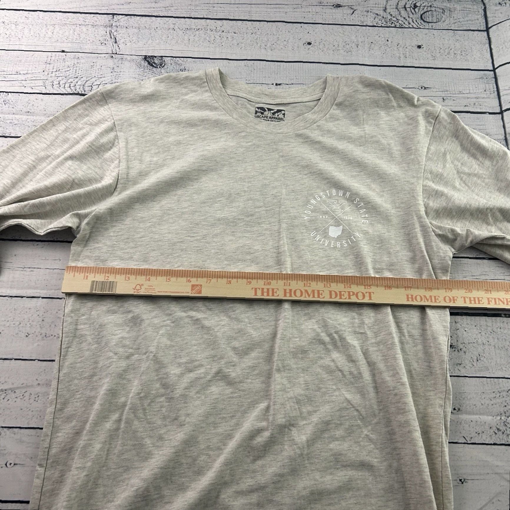 Vintage Uscape Youngstown State Long Sleeve T Shirt Men M Oatmeal Beige XS? Size US M / EU 48-50 / 2 - 6 Thumbnail