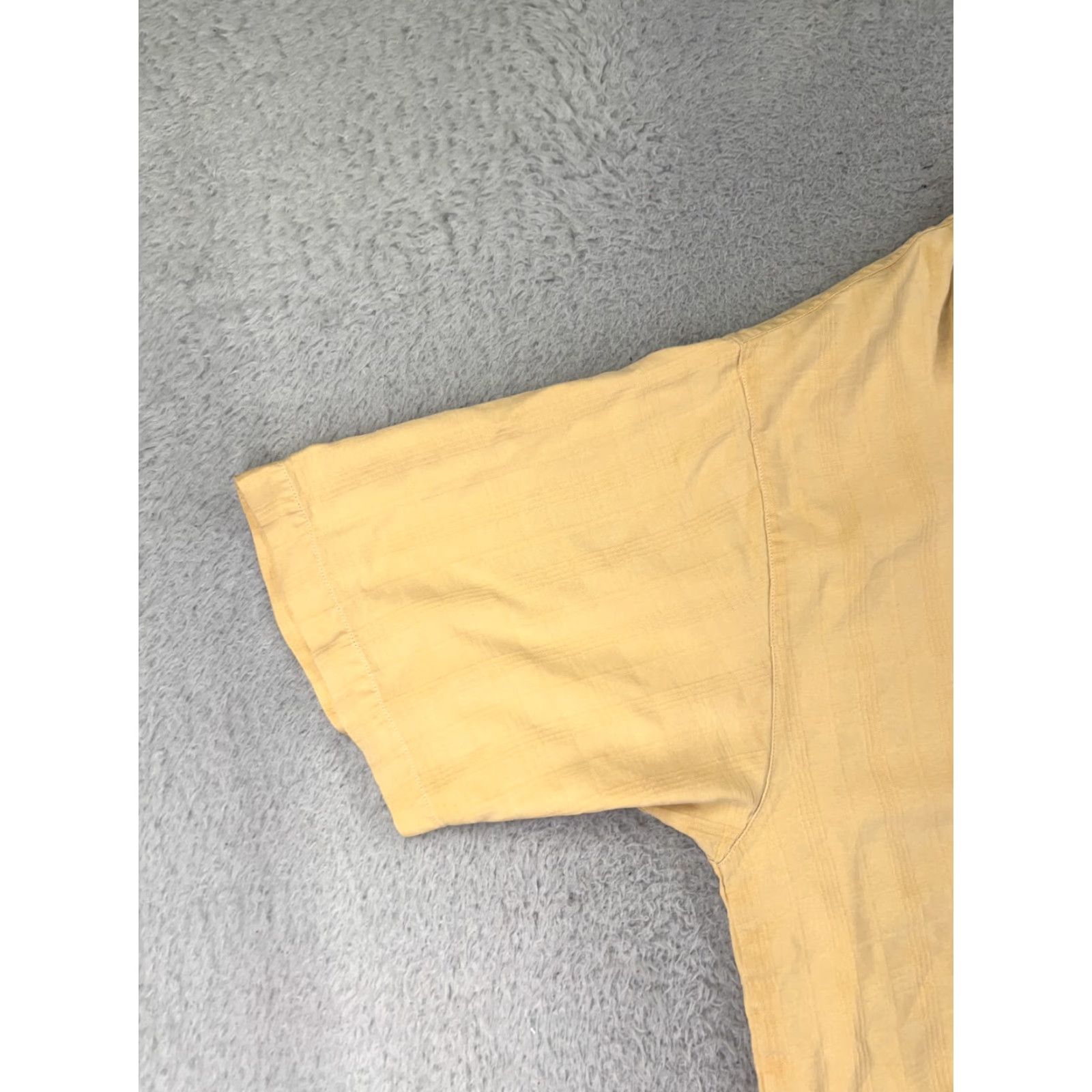 Tommy Bahama Tommy Bahama Shirt Men Extra Large Yellow Geometric 100% Silk Button Up Hawaiian Size US XL / EU 56 / 4 - 5 Thumbnail