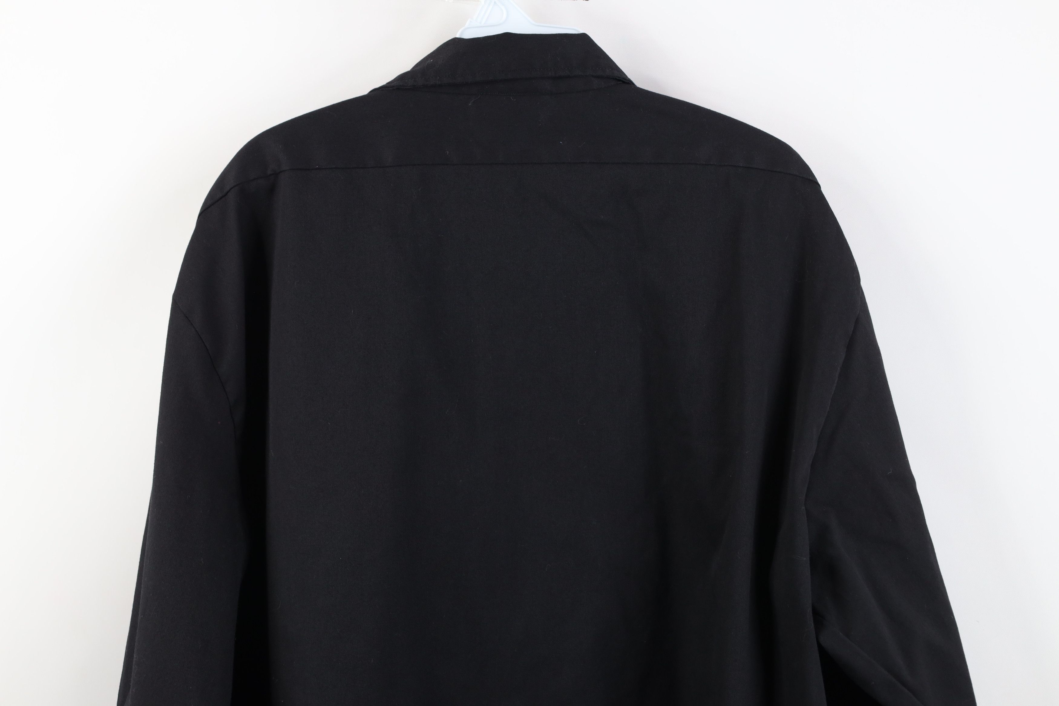 Dickies Vintage 90s Dickies Mechanic Workwear Button Shirt Black USA Size US L / EU 52-54 / 3 - 12 Thumbnail