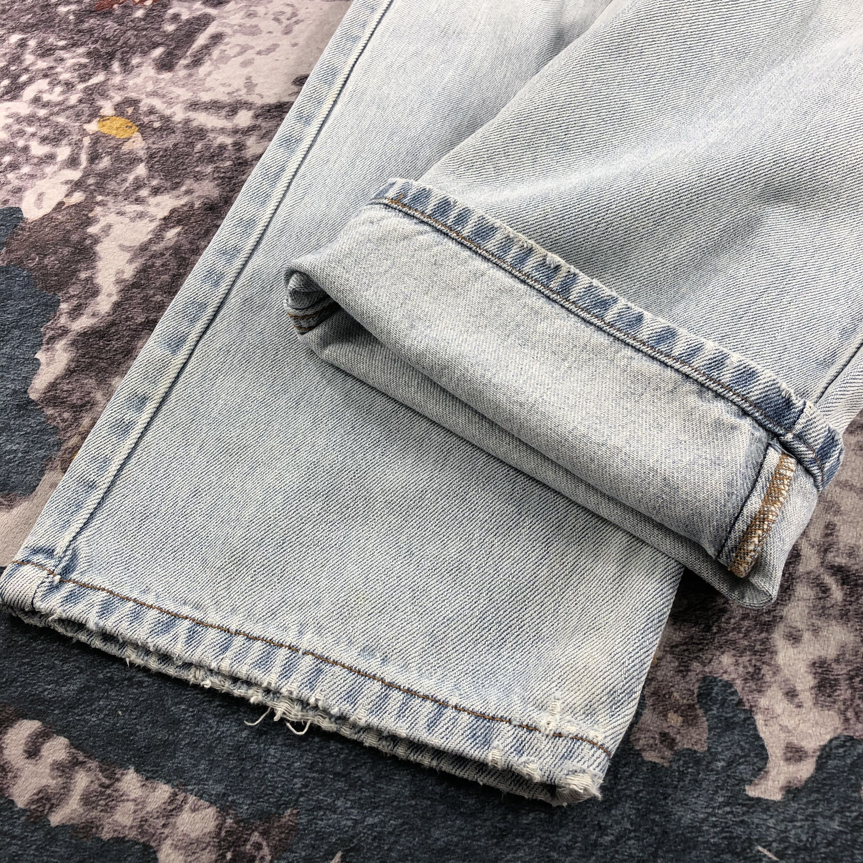 Levi's × Vintage Vintage Light Wash Levis 505 Jeans-JM2448 Size US 37 - 9 Thumbnail