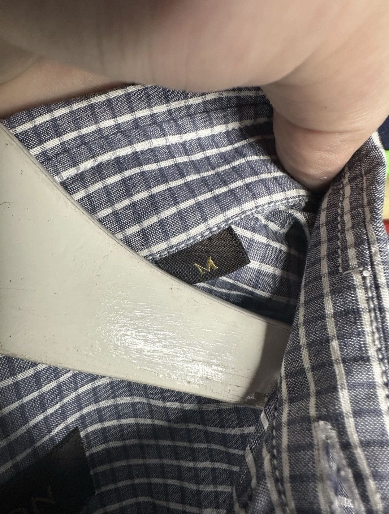Louis Vuitton Louis Vuitton Gradient Check Shirt Long Sleeve Button Up Size US M / EU 48-50 / 2 - 5 Thumbnail