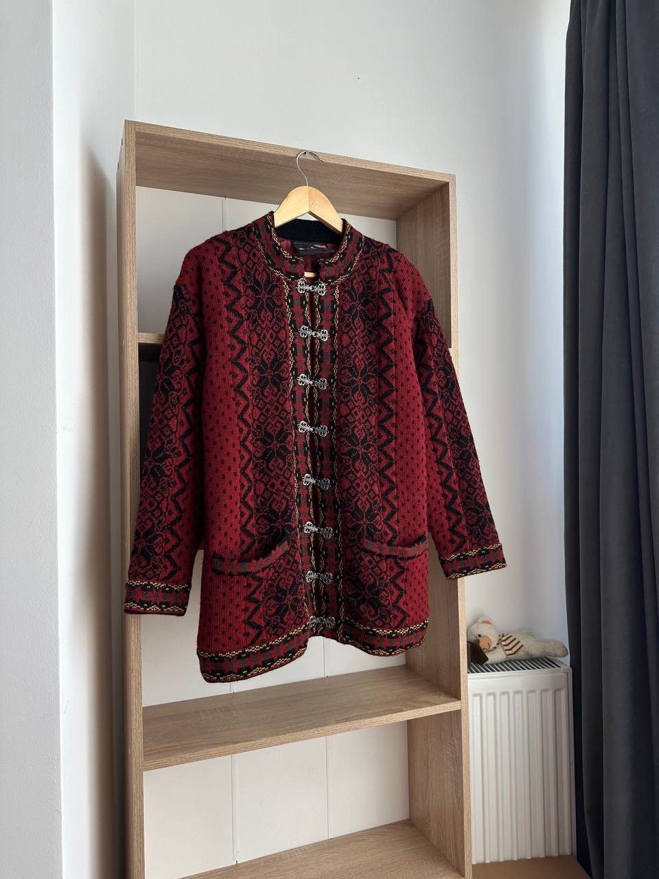 Japanese Brand × Vintage Vintage Windfjord of Norway Cardigan Red Sweater Size US M / EU 48-50 / 2 - 8 Thumbnail