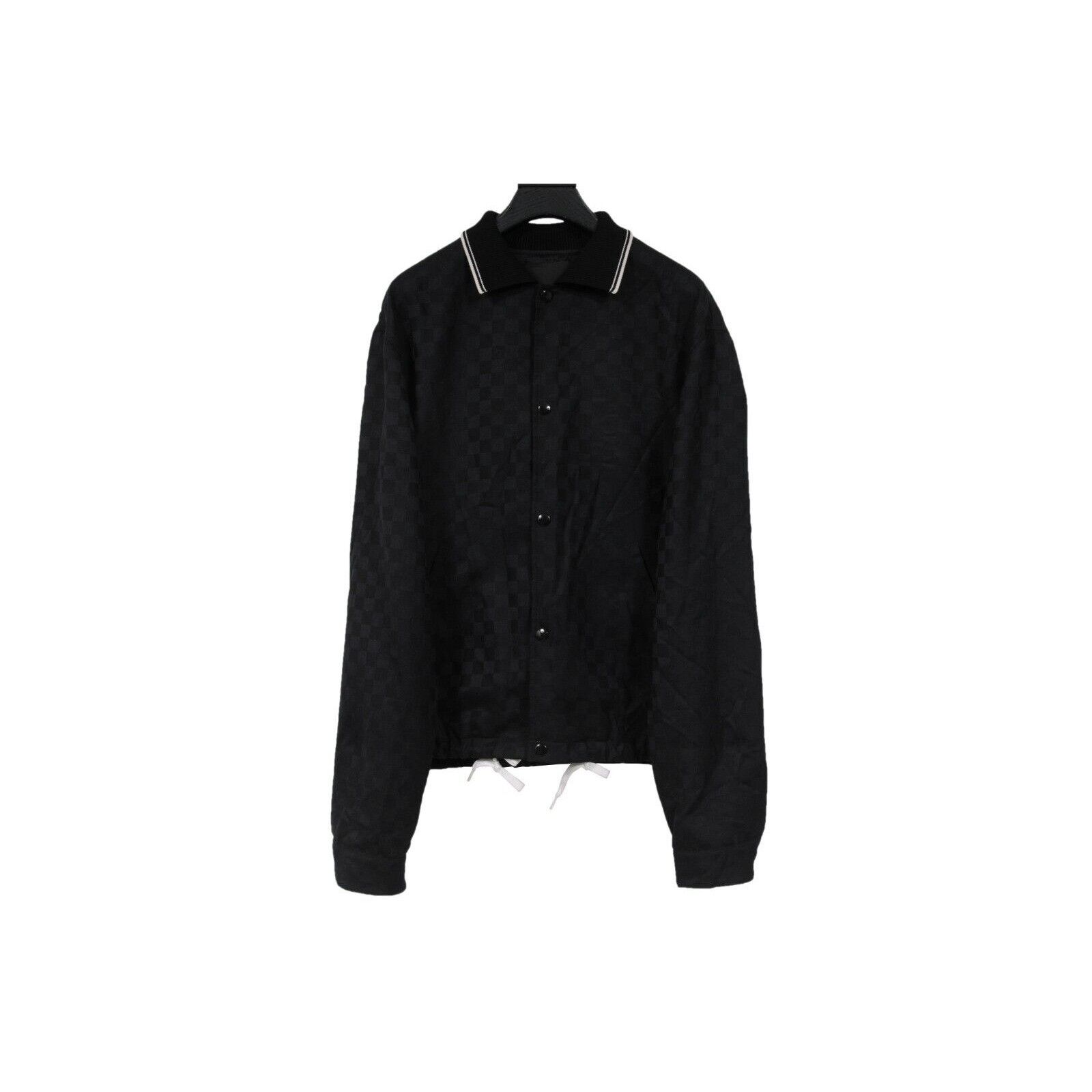 Alexander Wang Checkered Collared Coach Jacket - 02443 Size US S / EU 44-46 / 1 - 12 Thumbnail