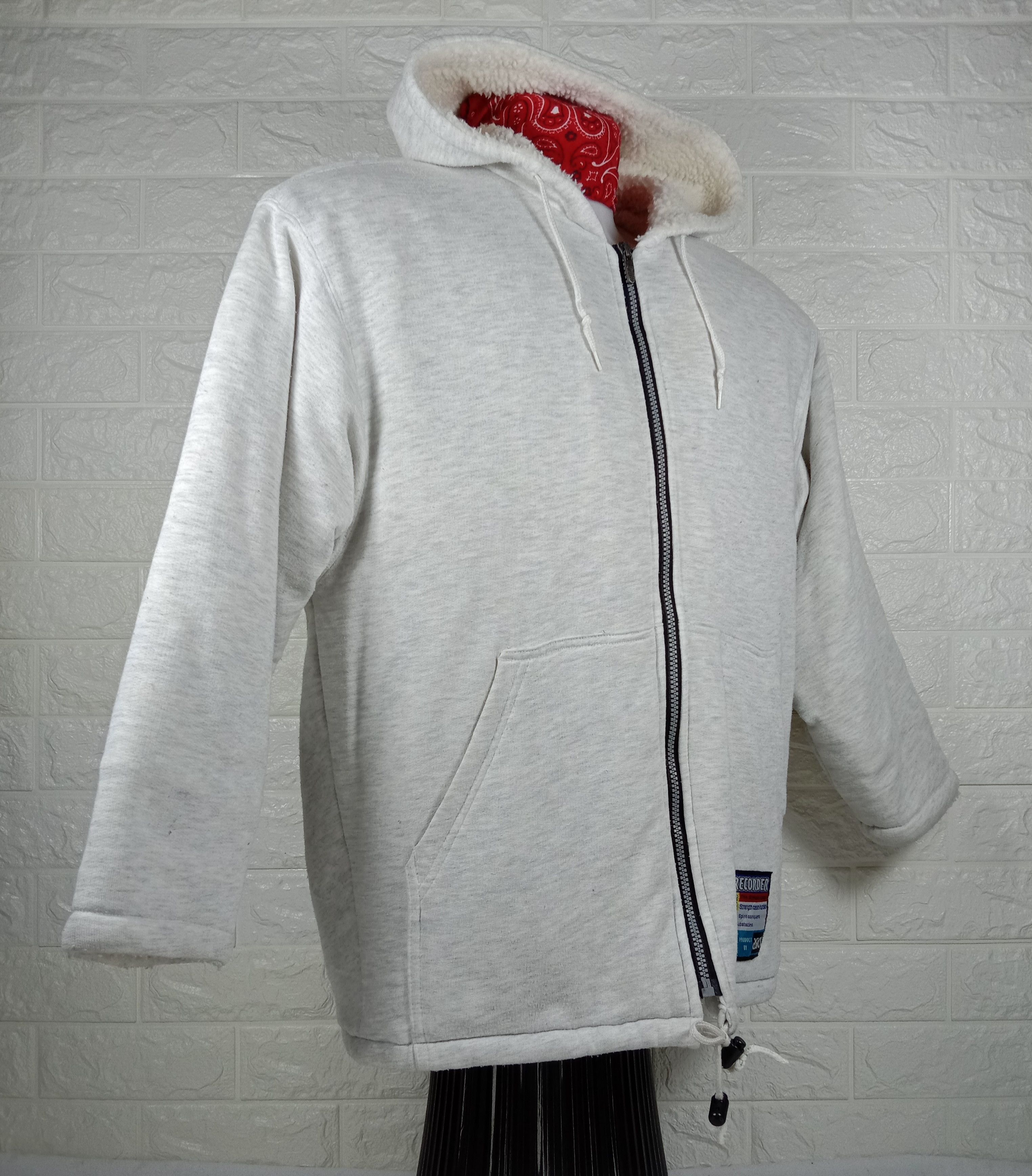 Asics Vintage Asics Recorder Hoodie Zipper Sweatshirt Size US L / EU 52-54 / 3 - 3 Thumbnail