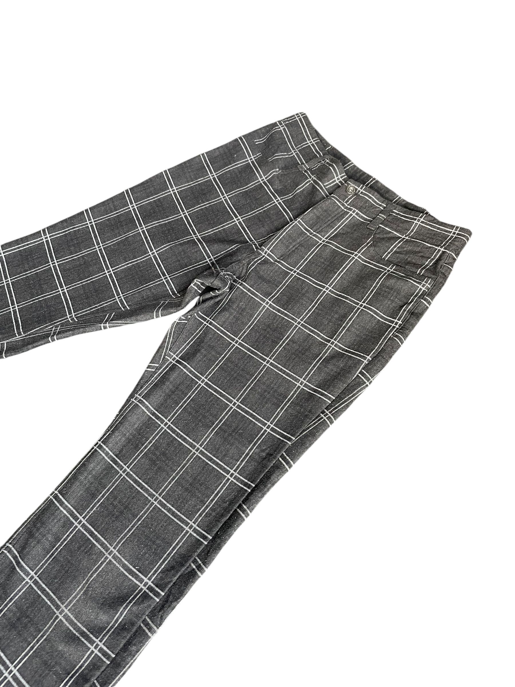 Japanese Brand Shine Peach Checkered 3Quater Pant Size 30" / US 8 / IT 44 - 3 Thumbnail