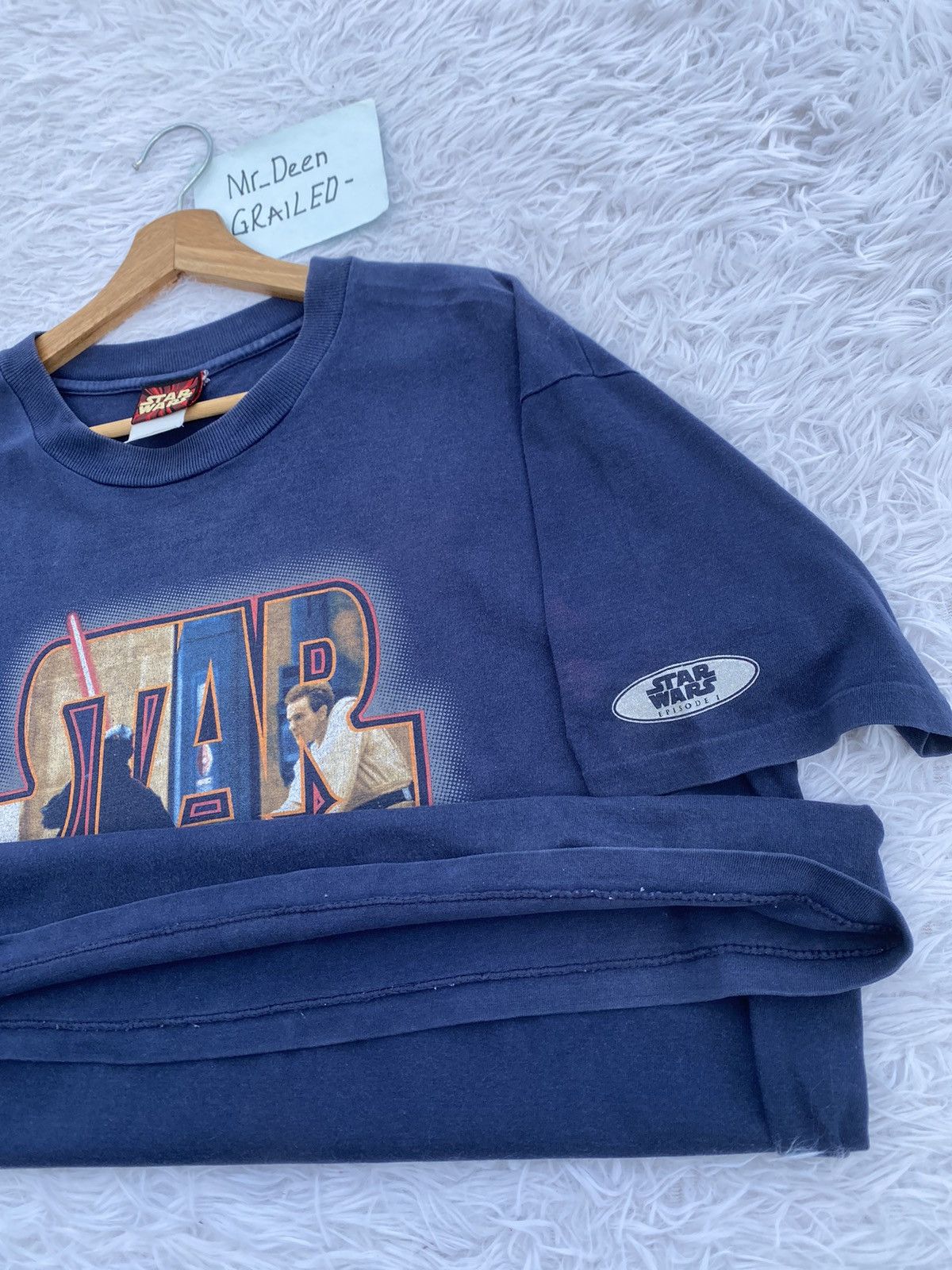 Star Wars Rare Vintage 90s Star Wars Episode 1 T-shirt Size US L / EU 52-54 / 3 - 17 Thumbnail