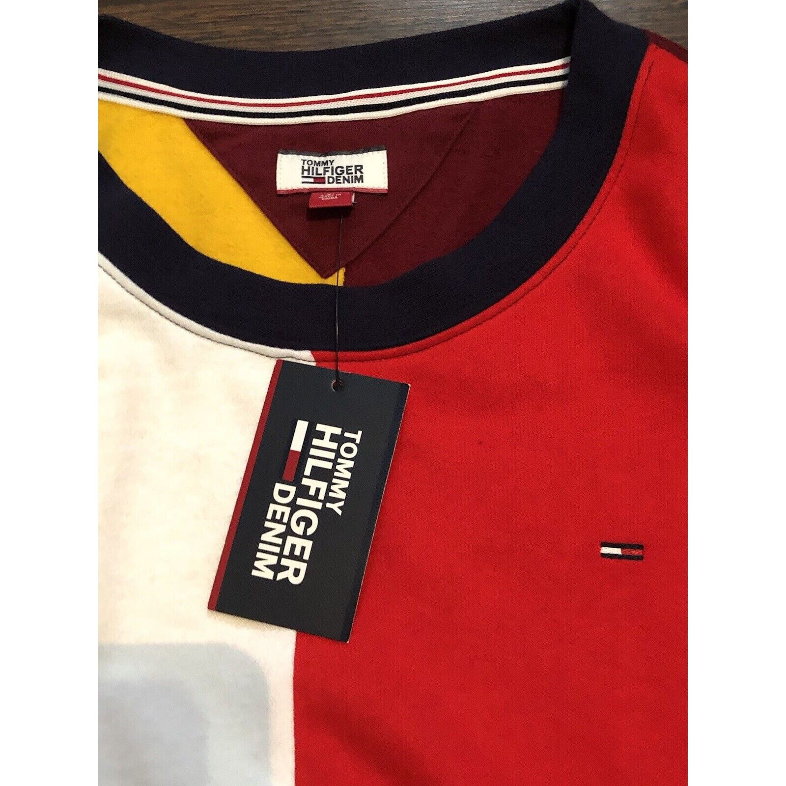 Tommy Hilfiger Tommy Hilfiger Wmns XL Cropped Crew Neck Sweater Oversized Size XL / US 12-14 / IT 48-50 - 4 Thumbnail