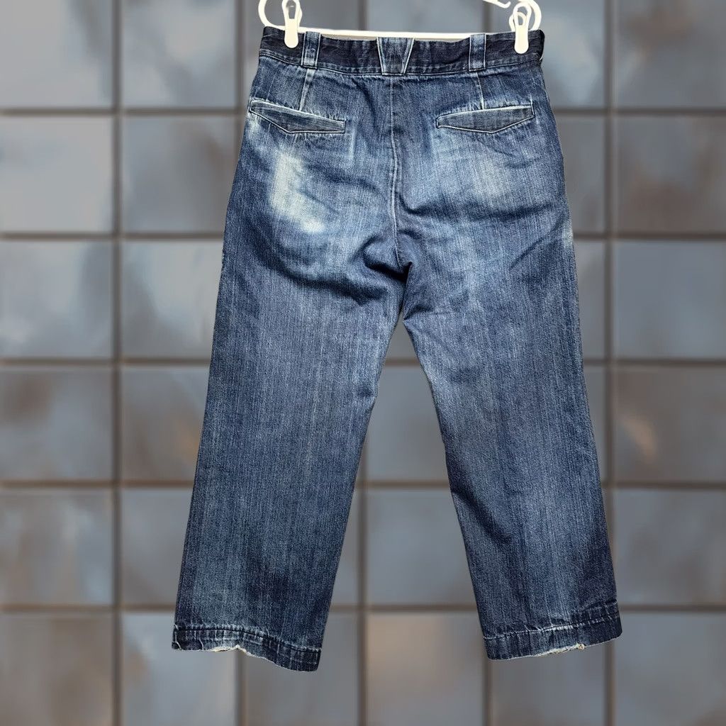 Denime Rogan Jeans Denim Distressed Button Fly 34x26 100% Cotton Jeans Mens Regular Blue Distressed, Button Fly, 34x26, Rogan Jeans Size US 34 / EU 50 - 1 Thumbnail