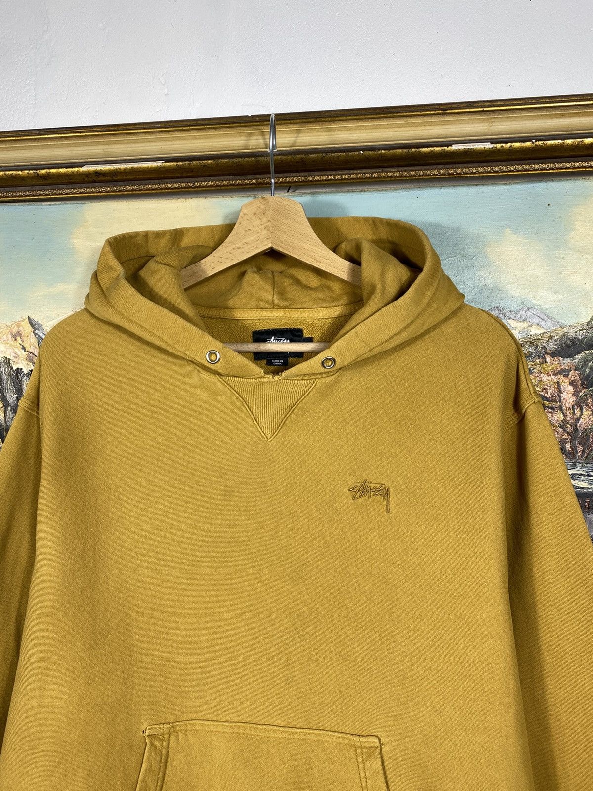 Stussy × Vintage Stussy Baggy Loose Vintage Y2k Hoodie Sweatshirt Skate Drip Size US L / EU 52-54 / 3 - 4 Thumbnail