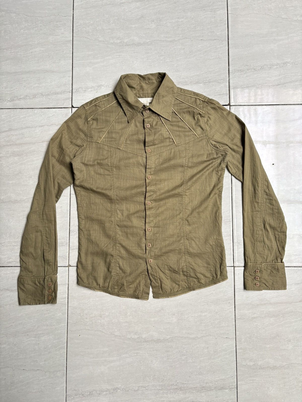 Diesel DIESEL Green Shirt Size US S / EU 44-46 / 1 - 6 Thumbnail