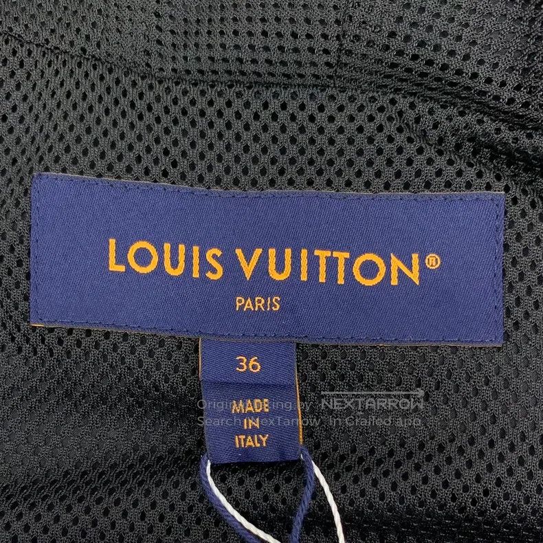 Louis Vuitton Louis Vuitton Black logo full print hooded zippered long s Size XS / US 0-2 / IT 36-38 - 5 Thumbnail