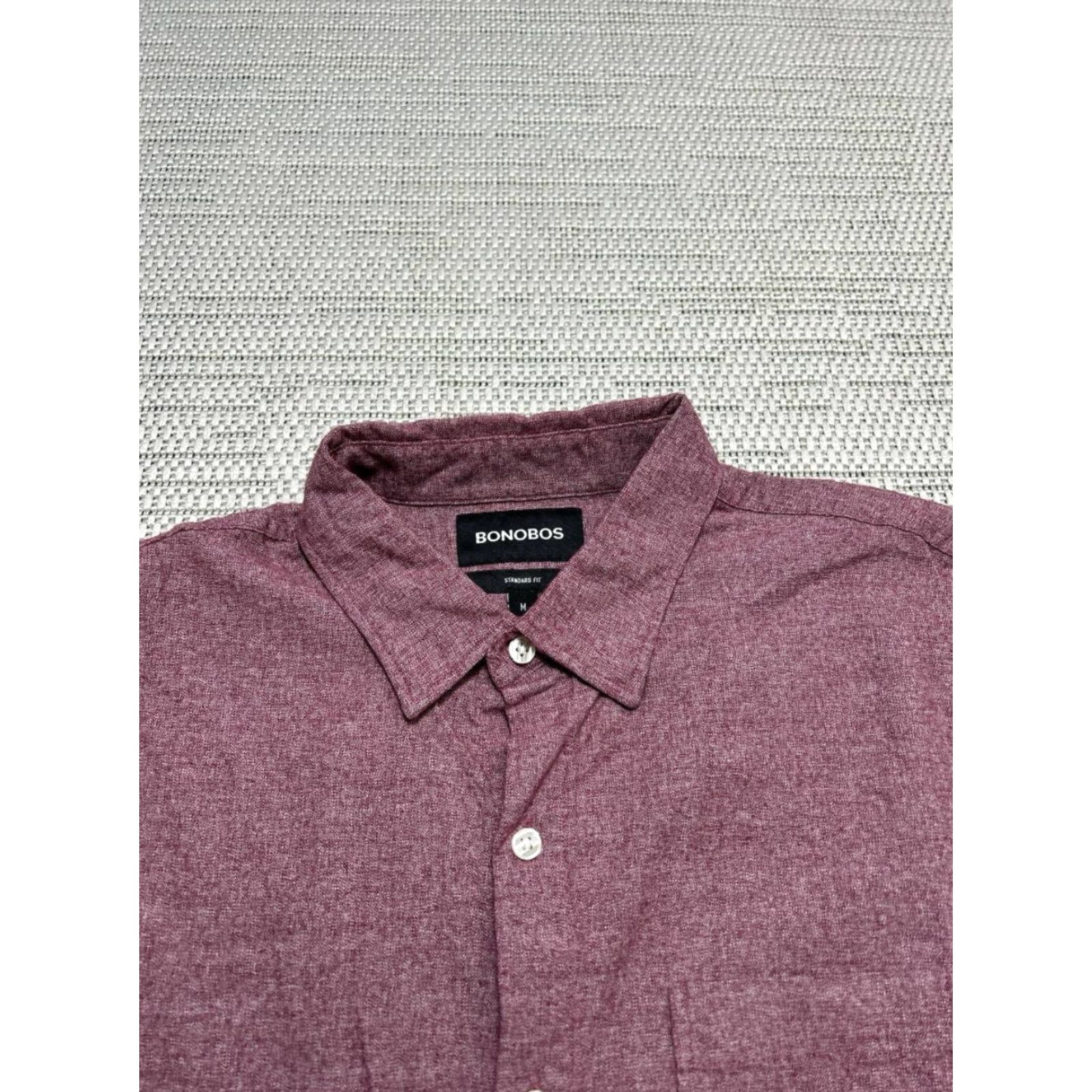 Bonobos Bonobos Shirt Mens Medium Pink Cotton Button Up Size US M / EU 48-50 / 2 - 2 Thumbnail