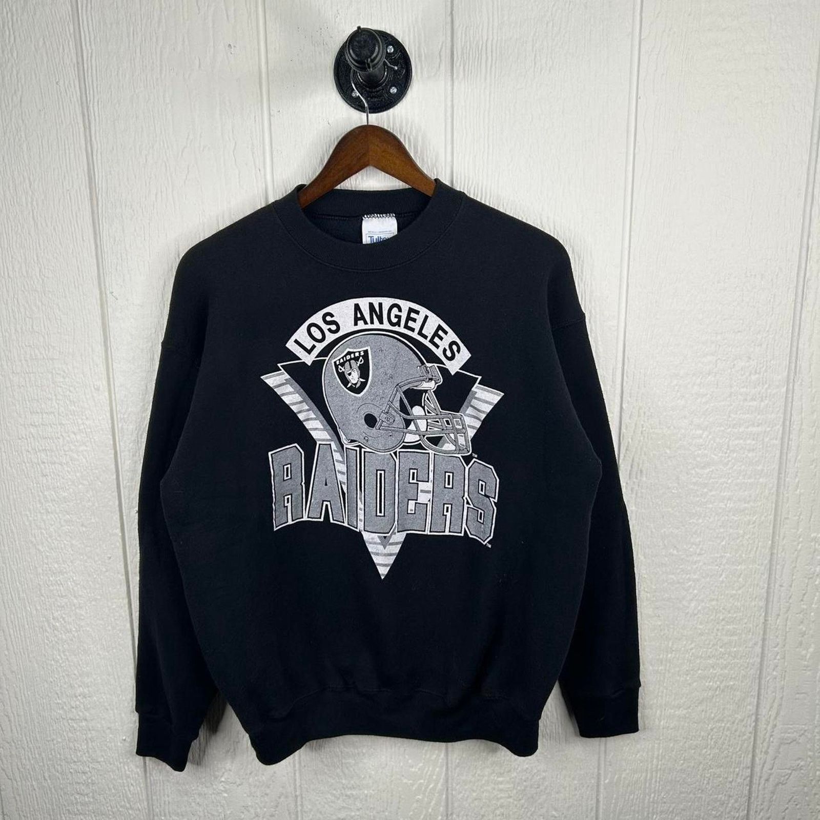 Tultex Vintage 90's Los Angeles Raiders NFL Crewneck Size Large Size US L / EU 52-54 / 3 - 1 Thumbnail