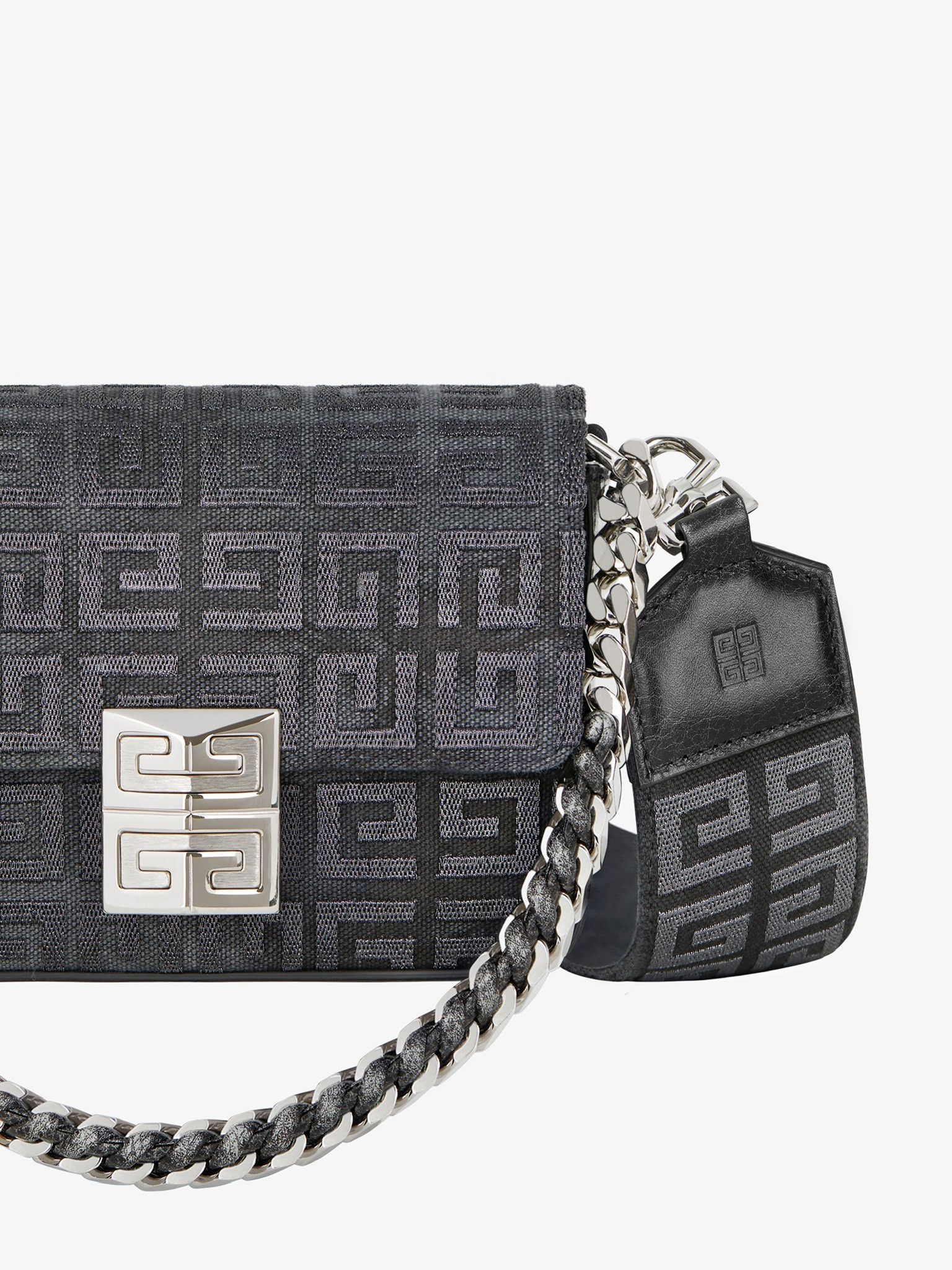 Givenchy o1w1db10325 Size: OS/4G Small Bag Chain in Dark Grey Size ONE SIZE - 2 Thumbnail