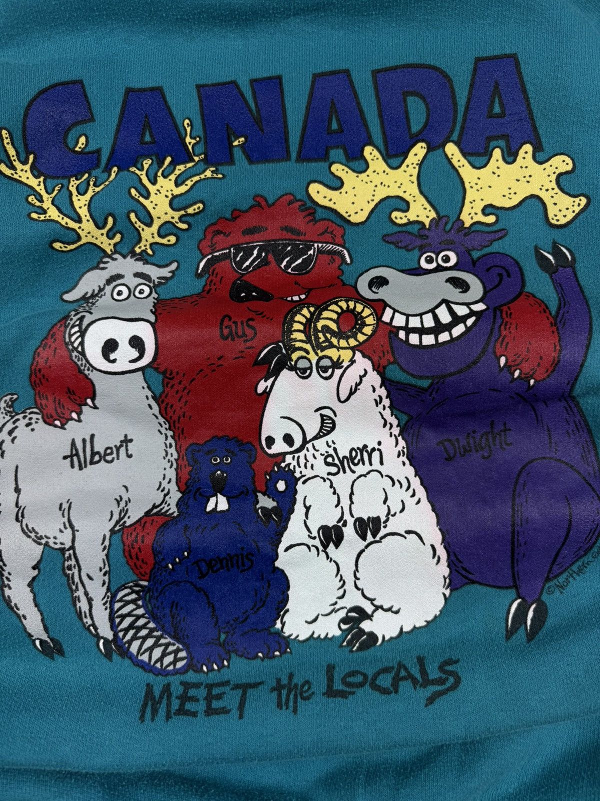 Vintage Vintage 90s meet the locals Canada graphic sweatshirt Size US S / EU 44-46 / 1 - 4 Thumbnail