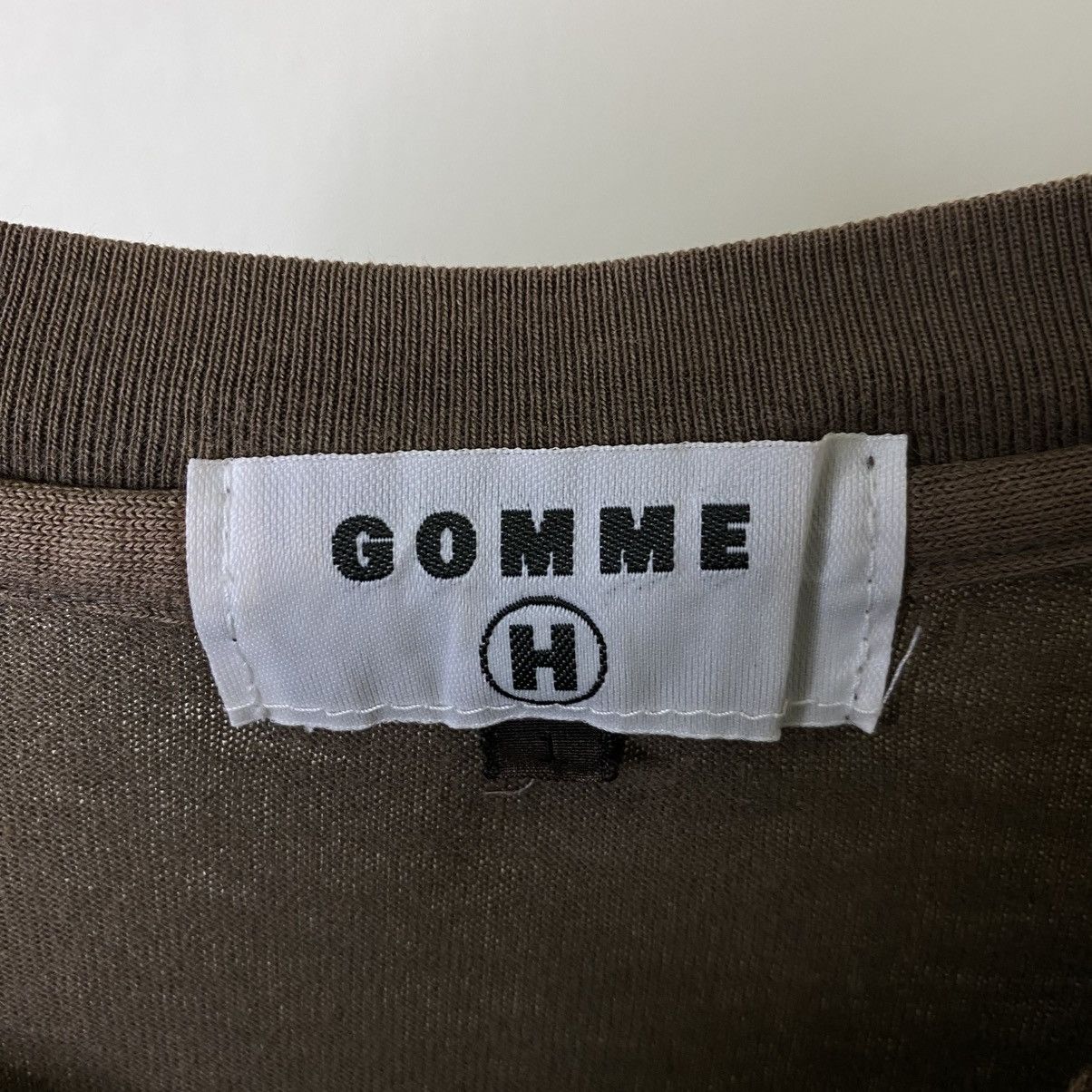 gomme Gomme H By Yohji Yamamoto Issey Miyake LS Women T Shirt Size L / US 10 / IT 46 - 3 Thumbnail