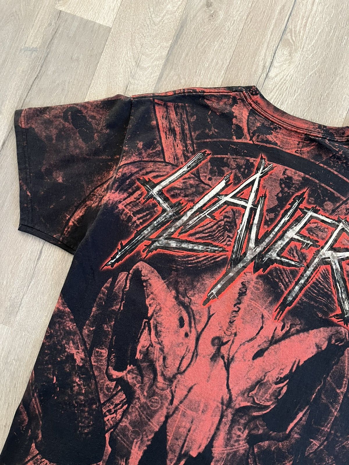 Slayer Vintage 00s Slayer AOP Baphomet Tee Size US L / EU 52-54 / 3 - 11 Thumbnail