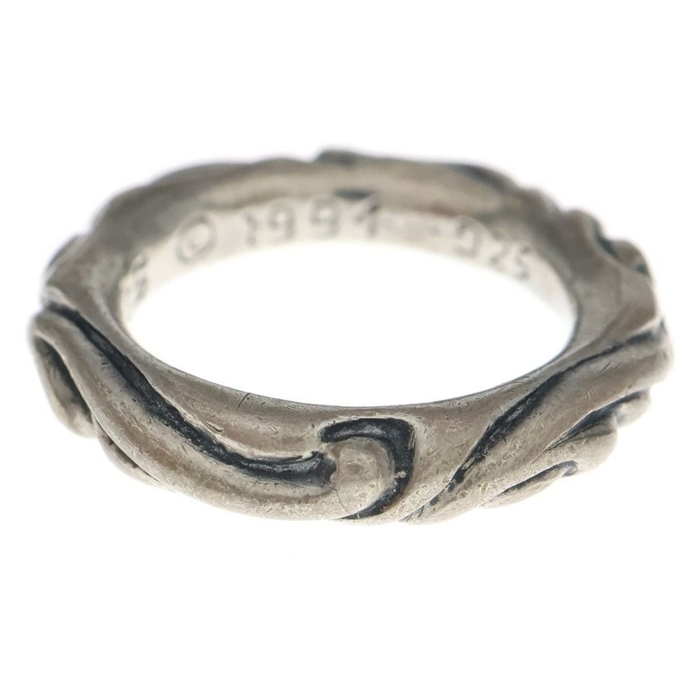 Chrome Hearts CHROME HEARTS SCRL BAND Silver Ring BCA351 Size ONE SIZE - 2 Thumbnail