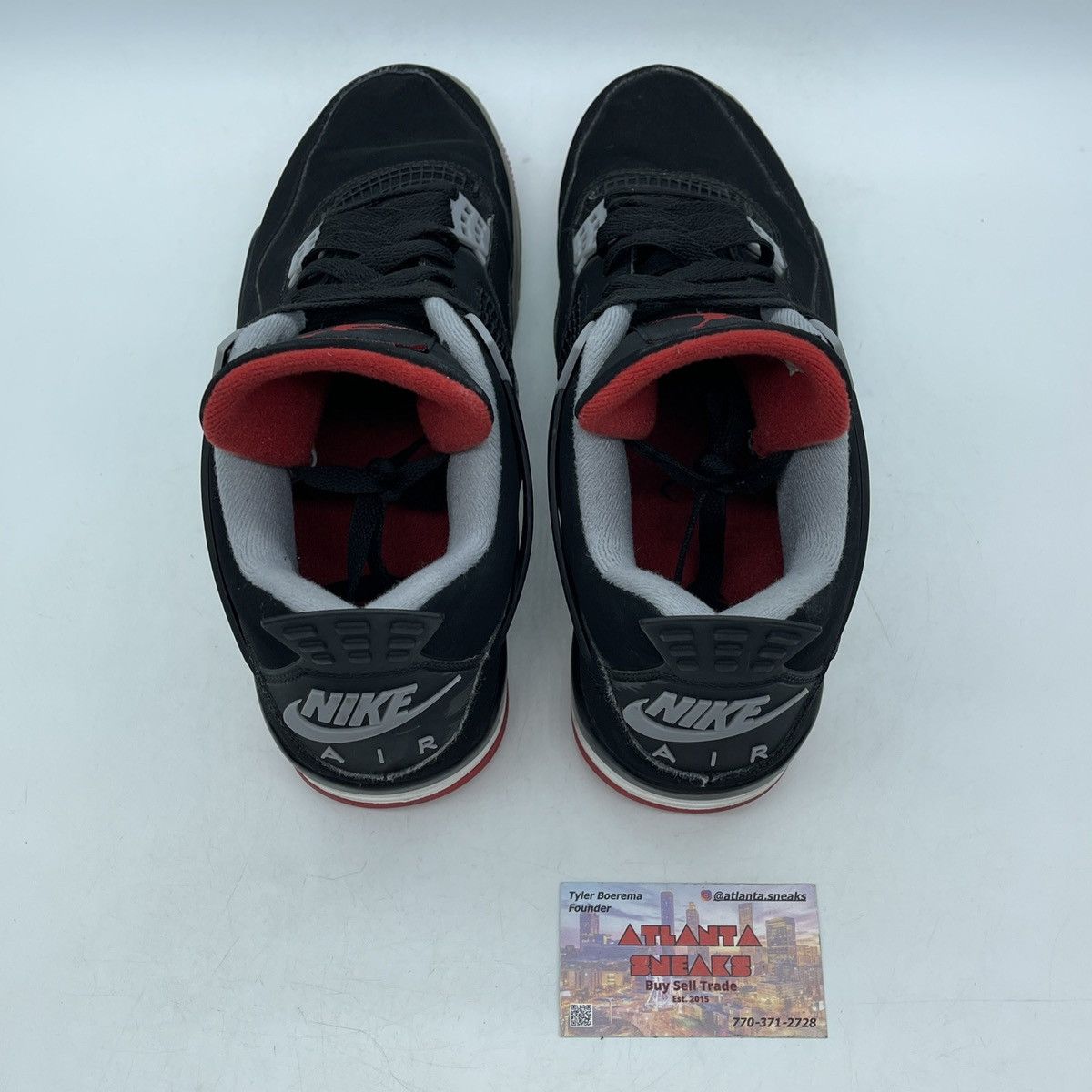 Jordan Brand Air Jordan 4 bred Size US 10.5 / EU 43-44 - 6 Thumbnail