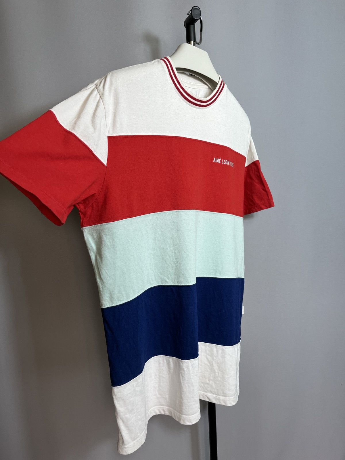 Aime Leon Dore Aime Leon Dore striped ribbed shirt mens cotton y2k casual Size US L / EU 52-54 / 3 - 2 Thumbnail