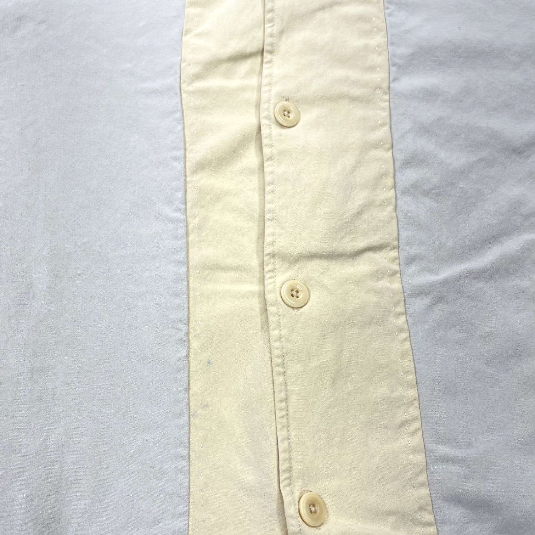 Nat Nast Nat Nast Luxury Originals Shirt Mens Medium Yellow Silk Vintage 90s All Seasons Casual Short Sleeve Button-Up Collared 90s Mens (Yellow) Size US M / EU 48-50 / 2 - 5 Thumbnail