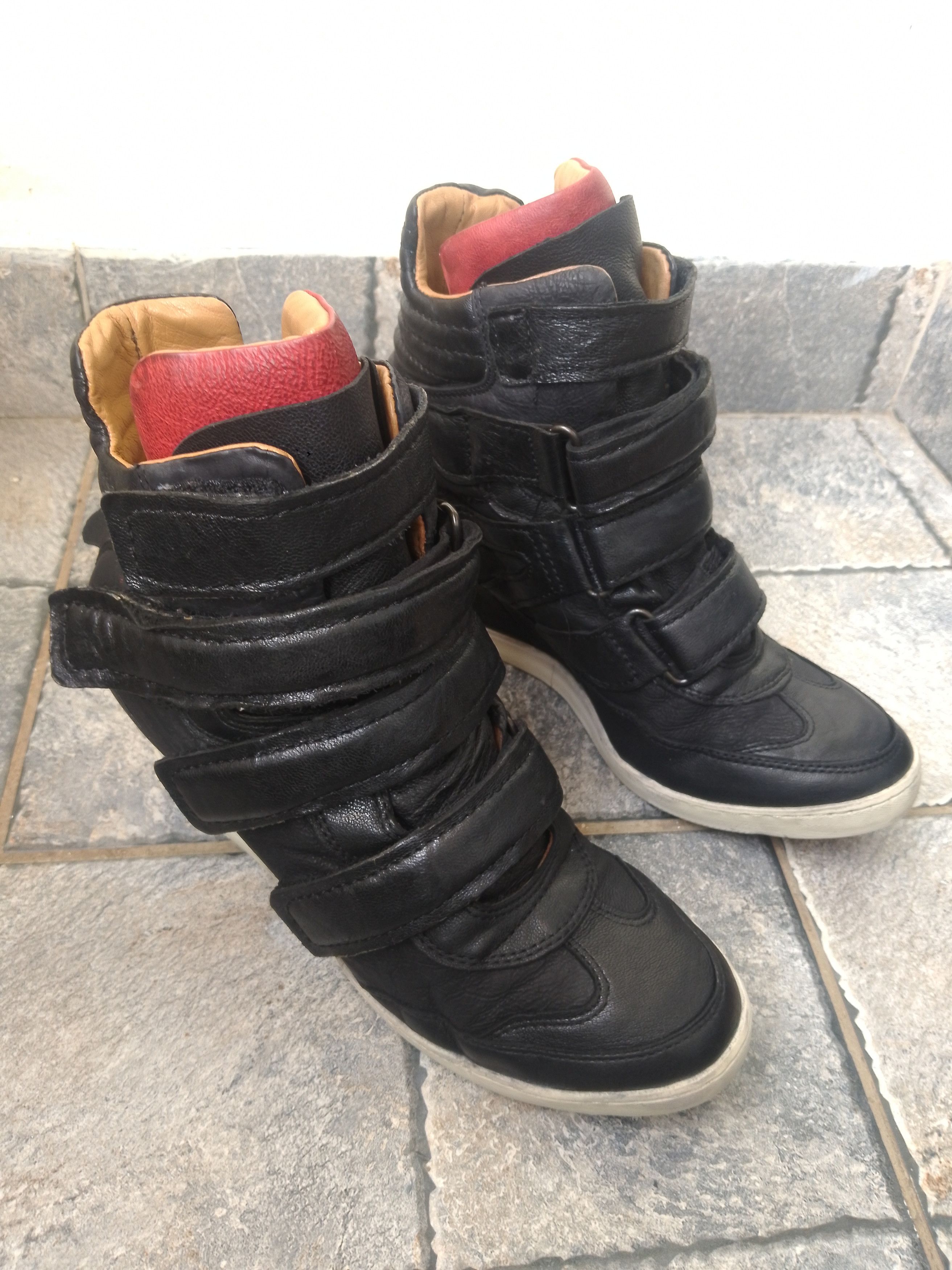 A.S.98 AS 98 leather wedge sneakers Size US 10 / IT 40 - 4 Thumbnail